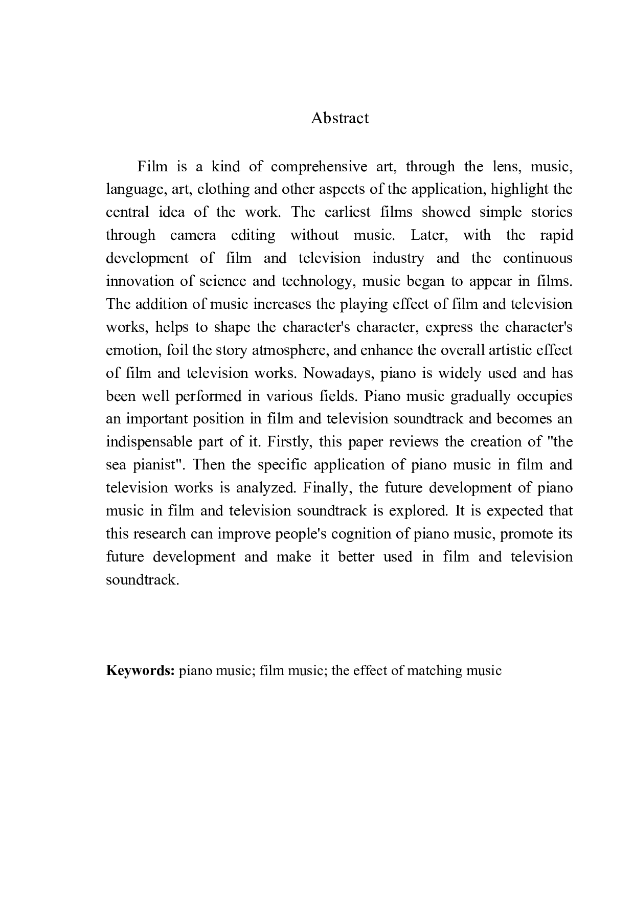 钢琴音乐在影视配乐中的运用&mdash;&mdash;以《海上钢琴师》为例-8058字.docx 第3页