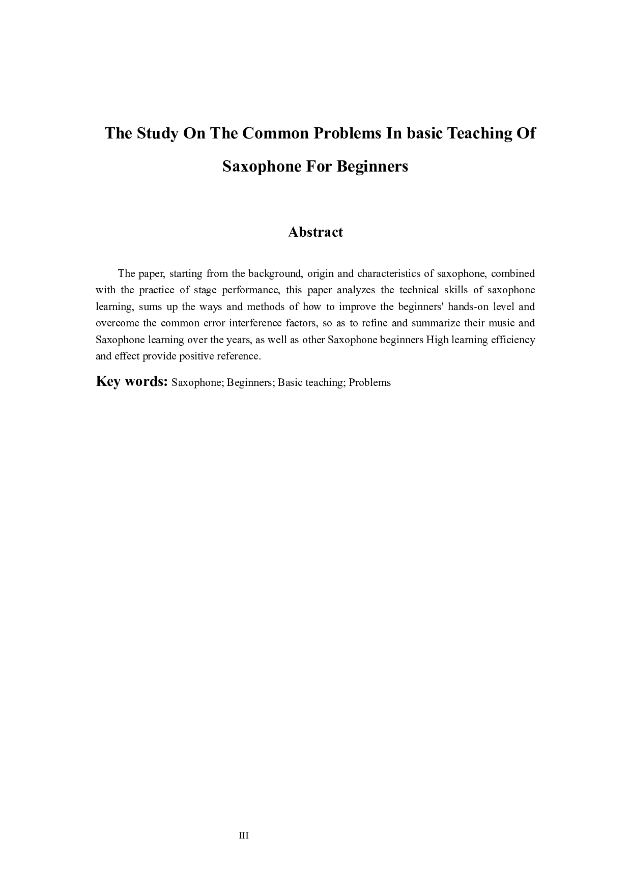 浅谈萨克斯对初学者基础教学中的常见问题-6524字.docx 第3页