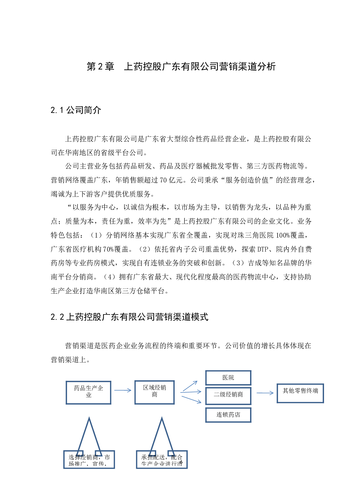 浅析上药控股广东有限公司药品分销渠道营销与管理-11228字.docx 第9页