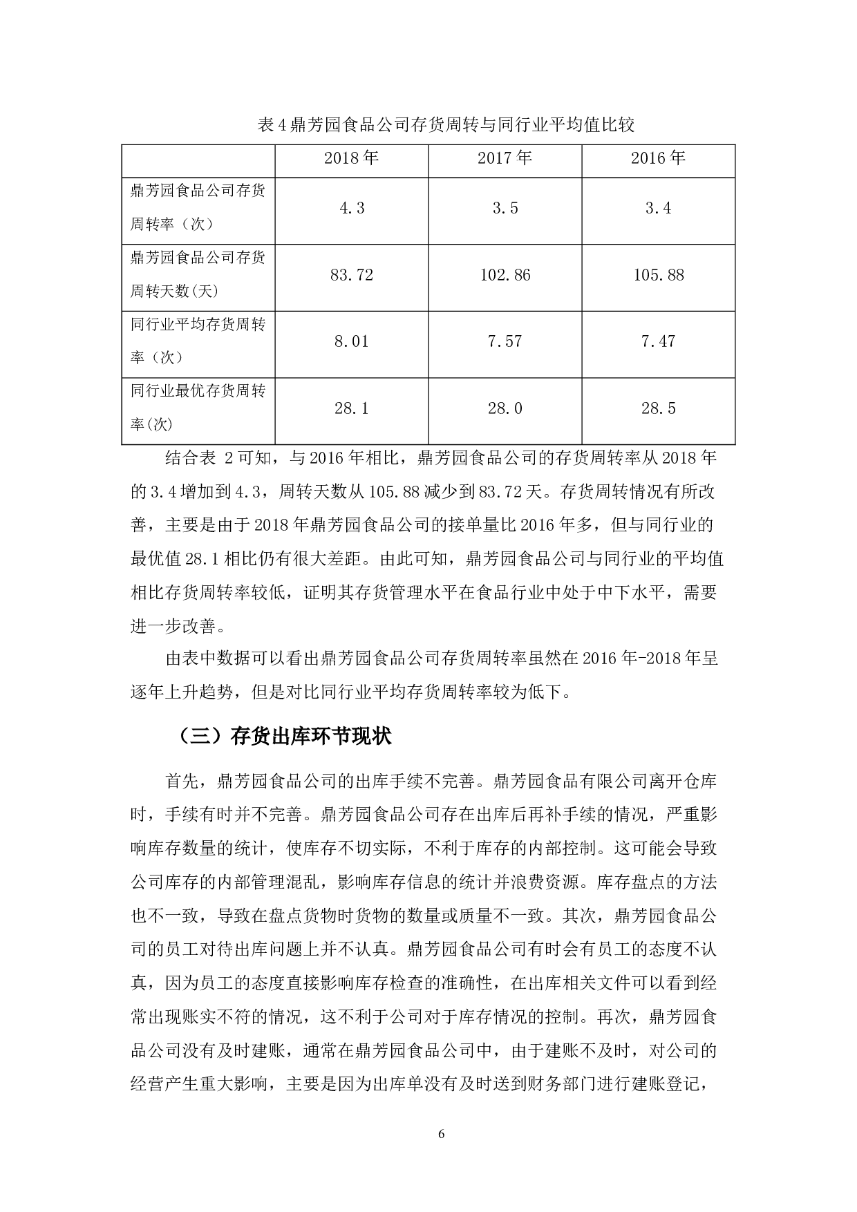 浅析鼎芳园公司存货管理存在的问题及对策-9543字.docx 第10页