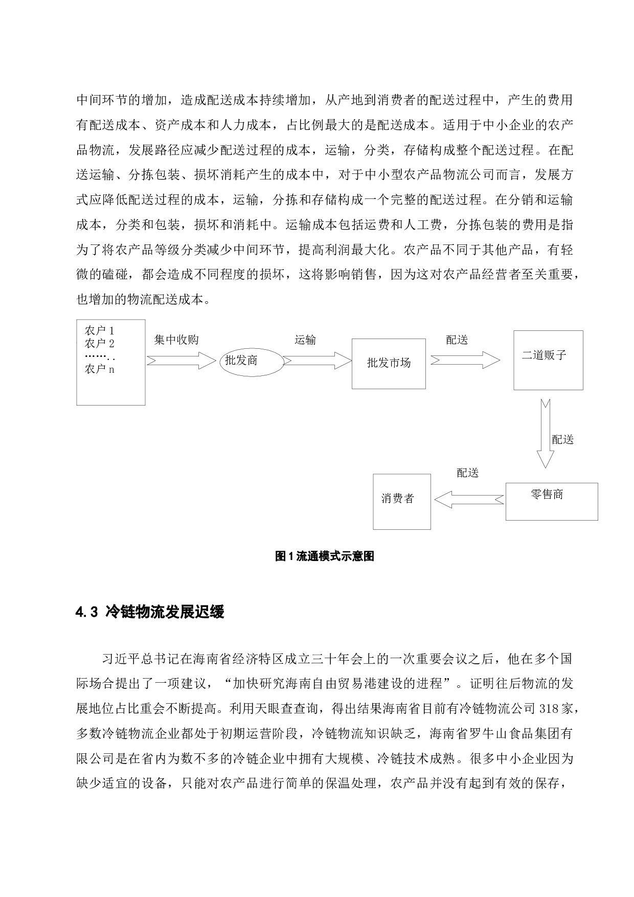 海南省农产品物流存在的问题及对策研究-9091字.docx 第9页