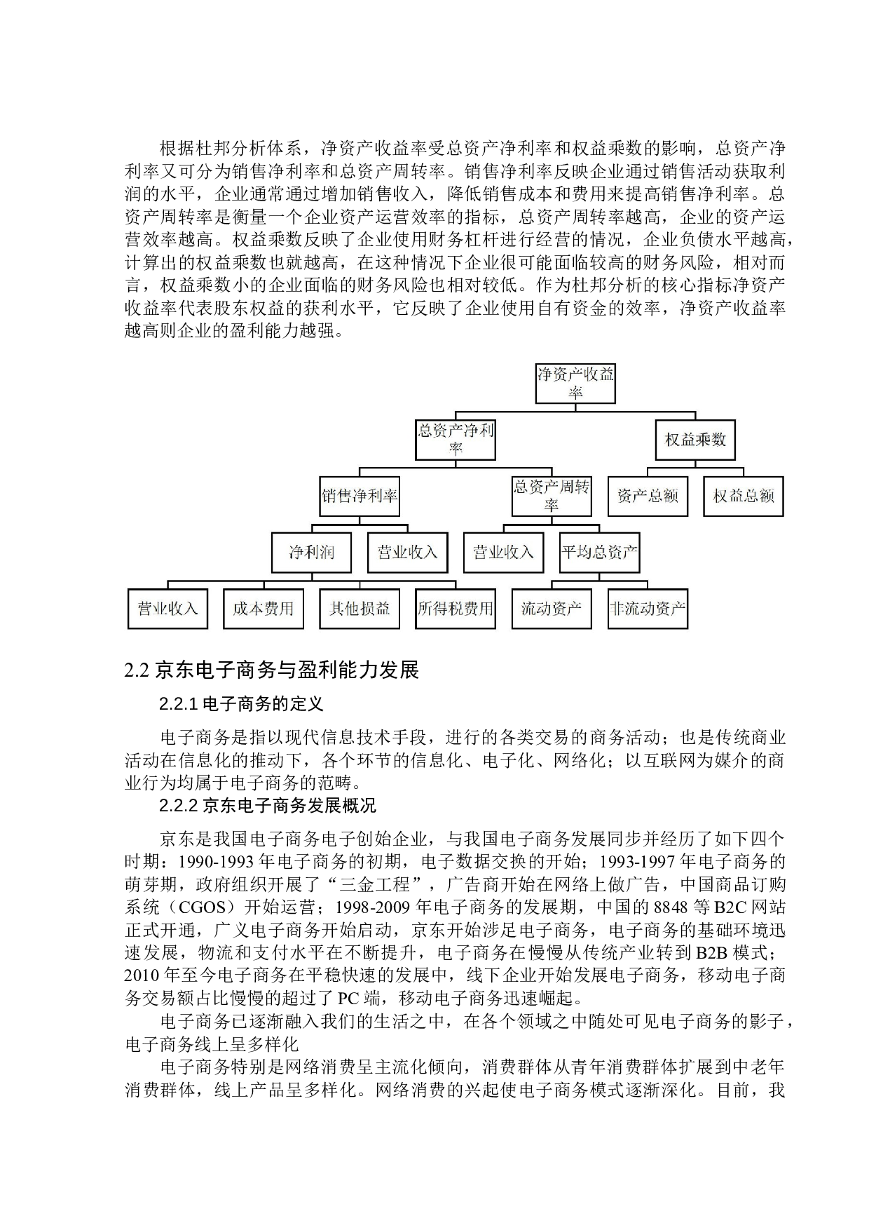 基于杜邦分析体系的JD集团盈利能力研究-12229字.docx 第6页