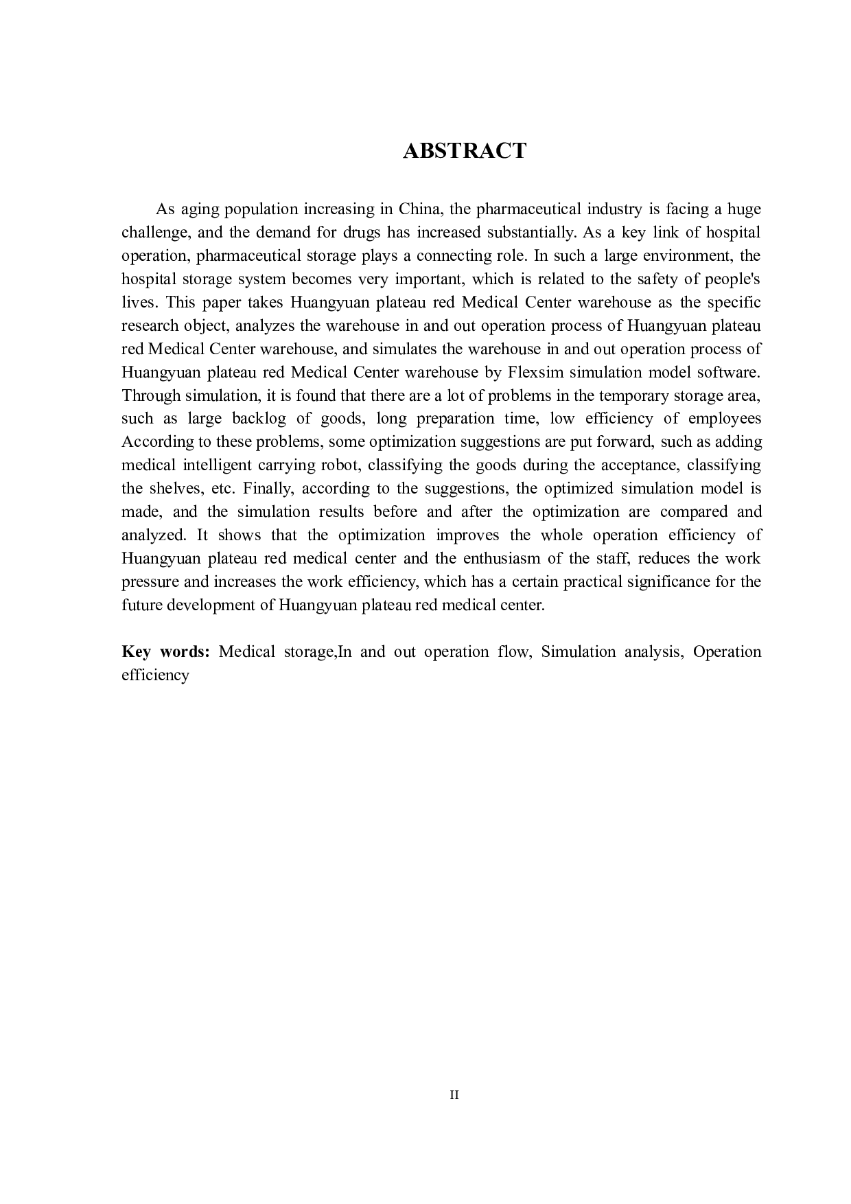 湟源高原红医养中心出入库作业流程仿真优化-15989字.docx 第3页