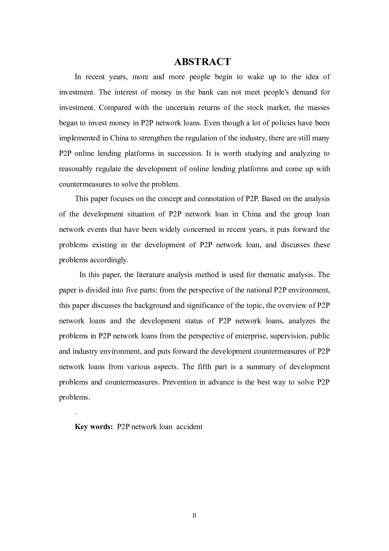 p2p网贷发展存在问题及对策分析-8480字.docx 第2页