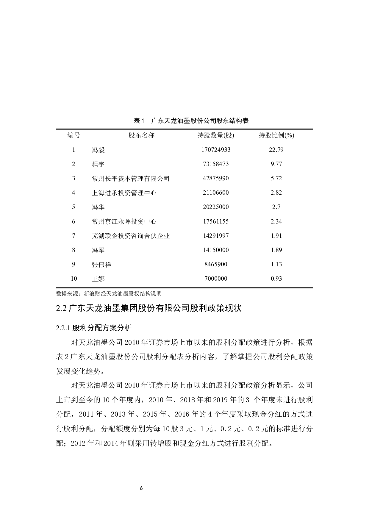 广东天龙油墨集团股份有限公司股利政策分析.docx-11645字.docx 第8页