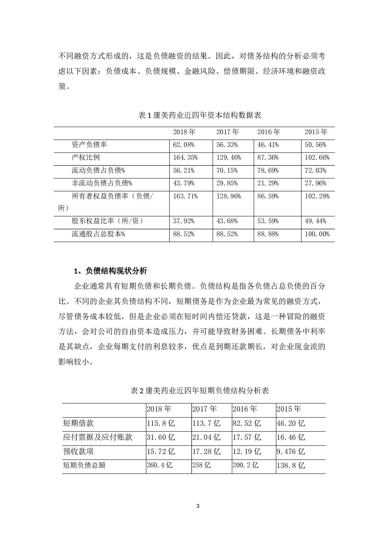 广东康美药业资本结构管理存在的问题及对策-9139字.docx 第7页