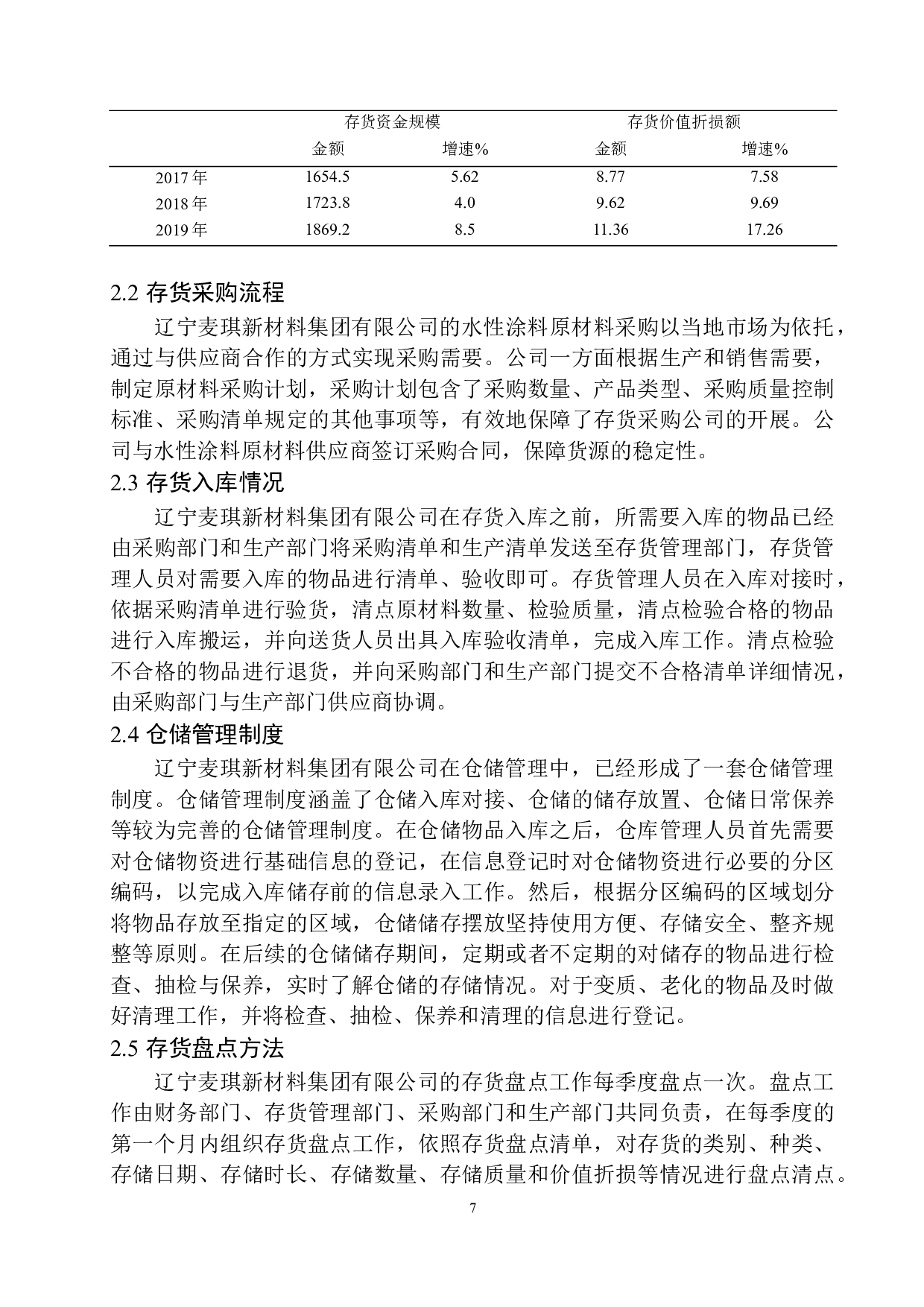 辽宁麦琪新材料集团有限公司存货管理问题及对策分析-10358字.docx 第10页