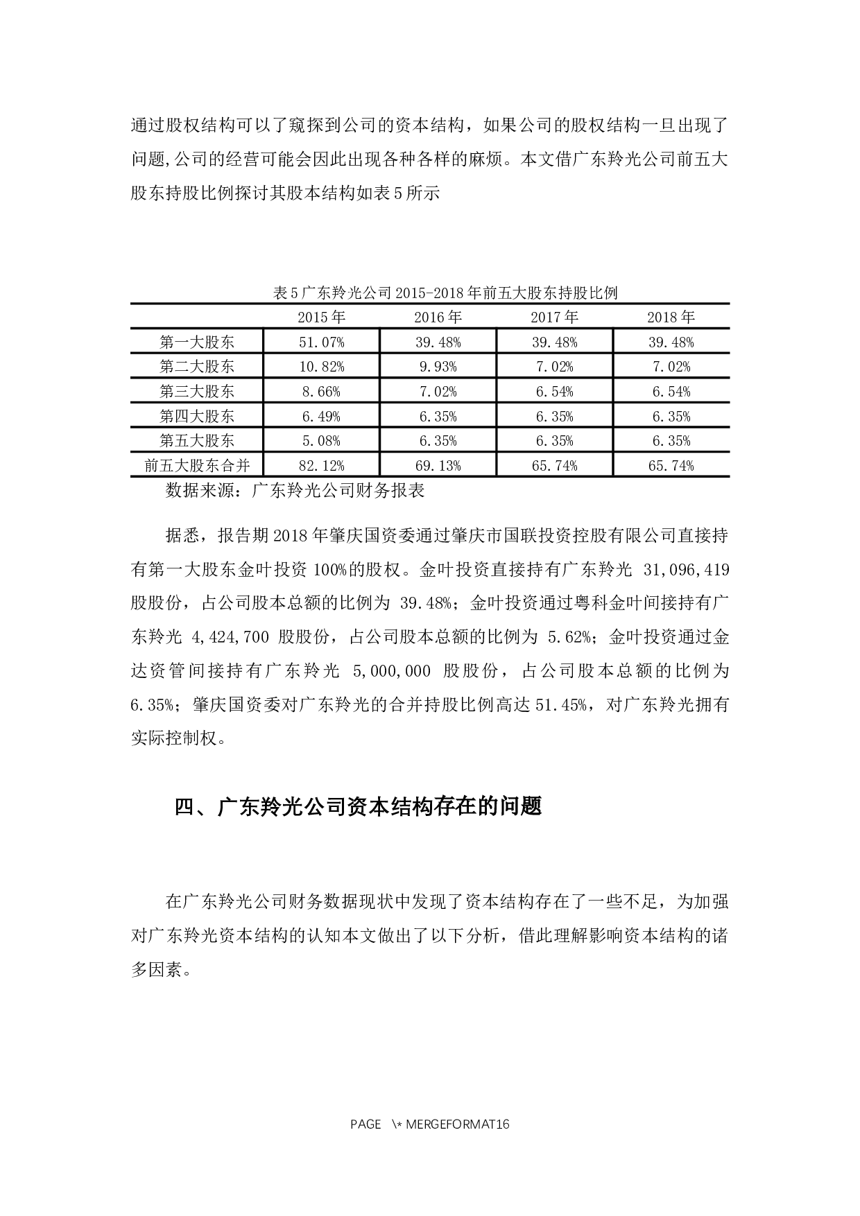 广东羚光公司资本结构问题及对策-10350字.docx 第10页