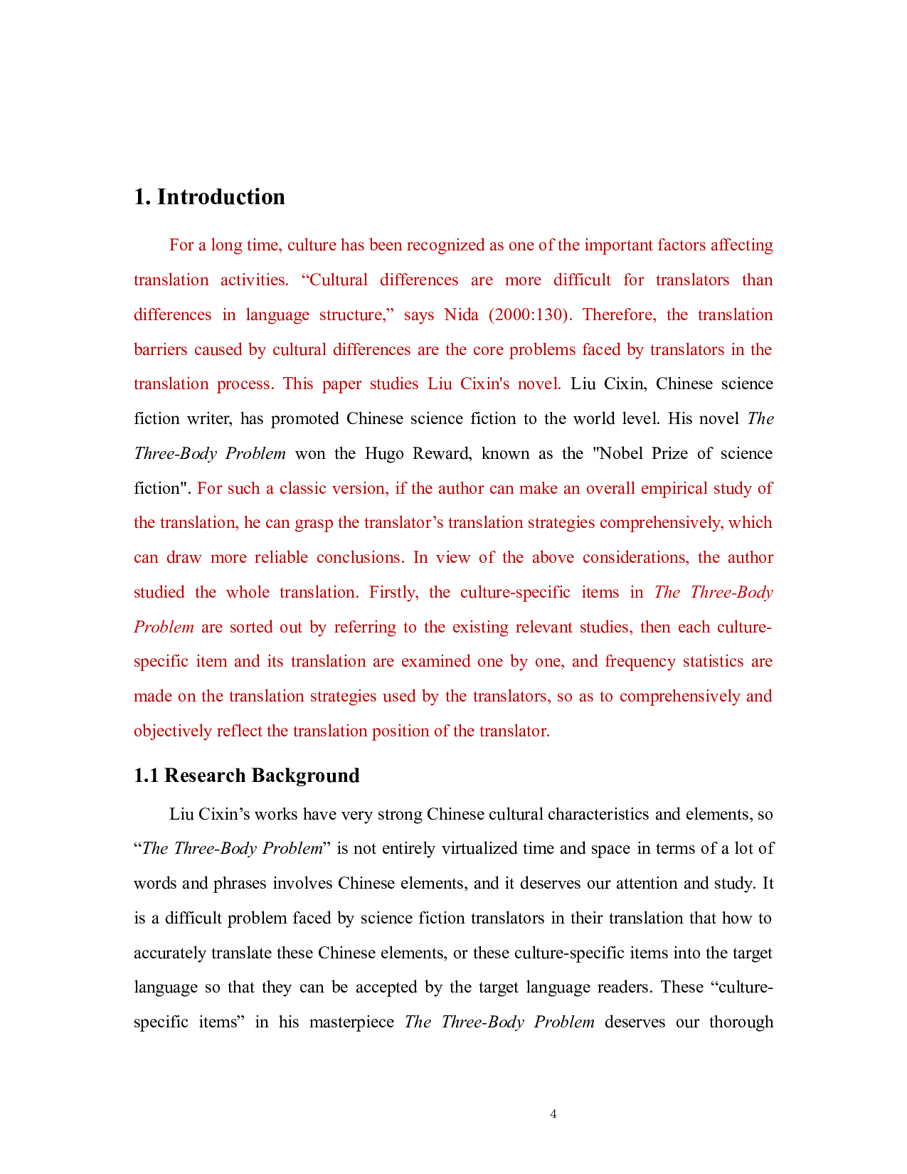 Study on the Translation Strategies of Culture-specific Items in The Three-Body Problem I-8085字.docx 第5页