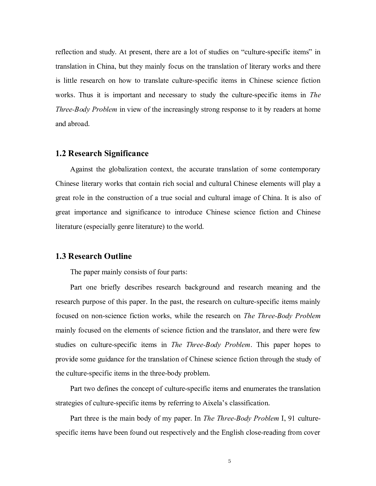 Study on the Translation Strategies of Culture-specific Items in The Three-Body Problem I-8085字.docx 第6页