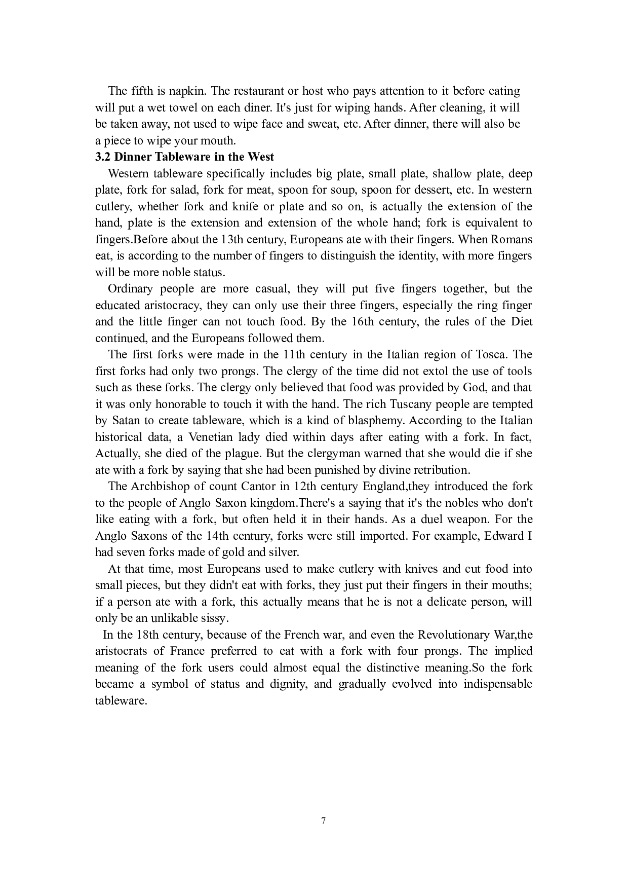 The Comparisons between Chinese an Western Business Dinner Etiquette-3180字.docx 第7页