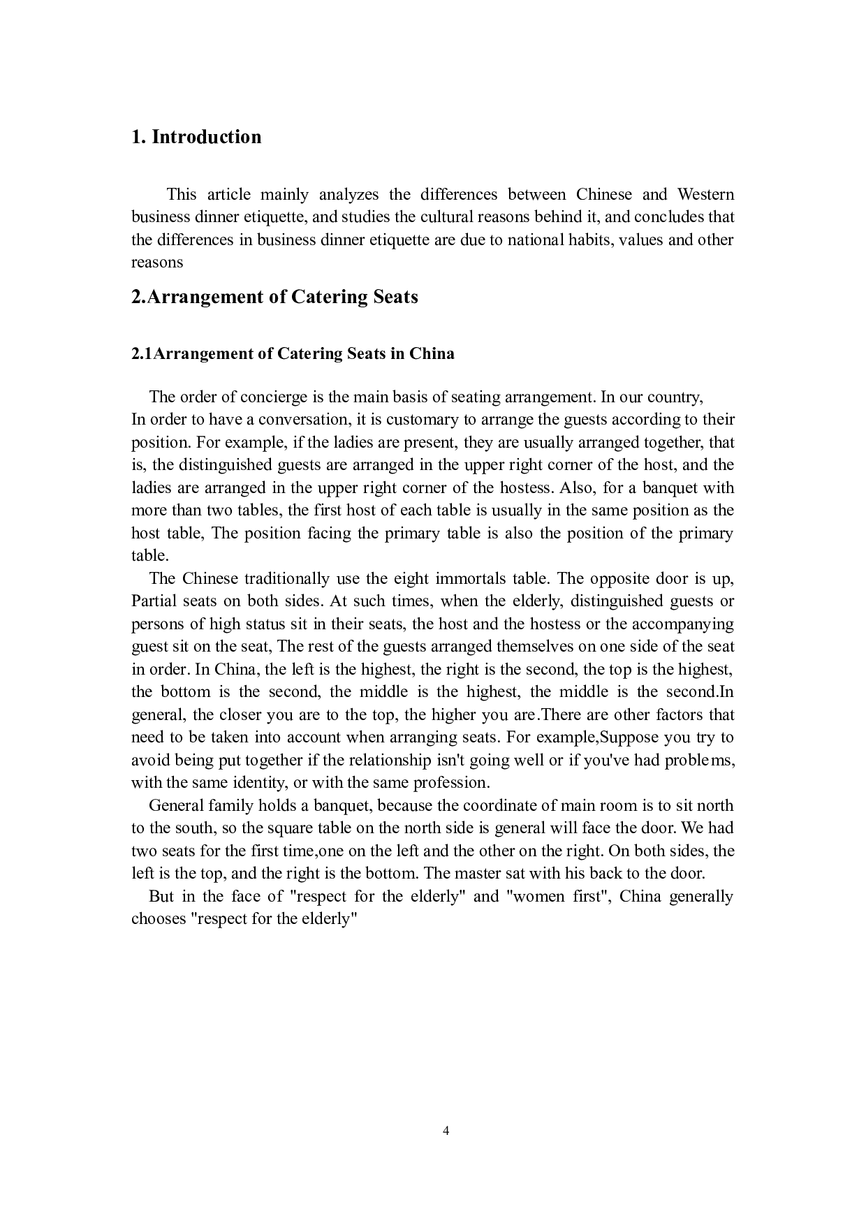 The Comparisons between Chinese an Western Business Dinner Etiquette-3180字.docx 第4页