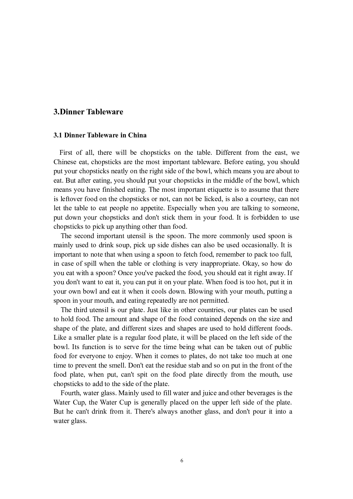 The Comparisons between Chinese an Western Business Dinner Etiquette-3180字.docx 第6页