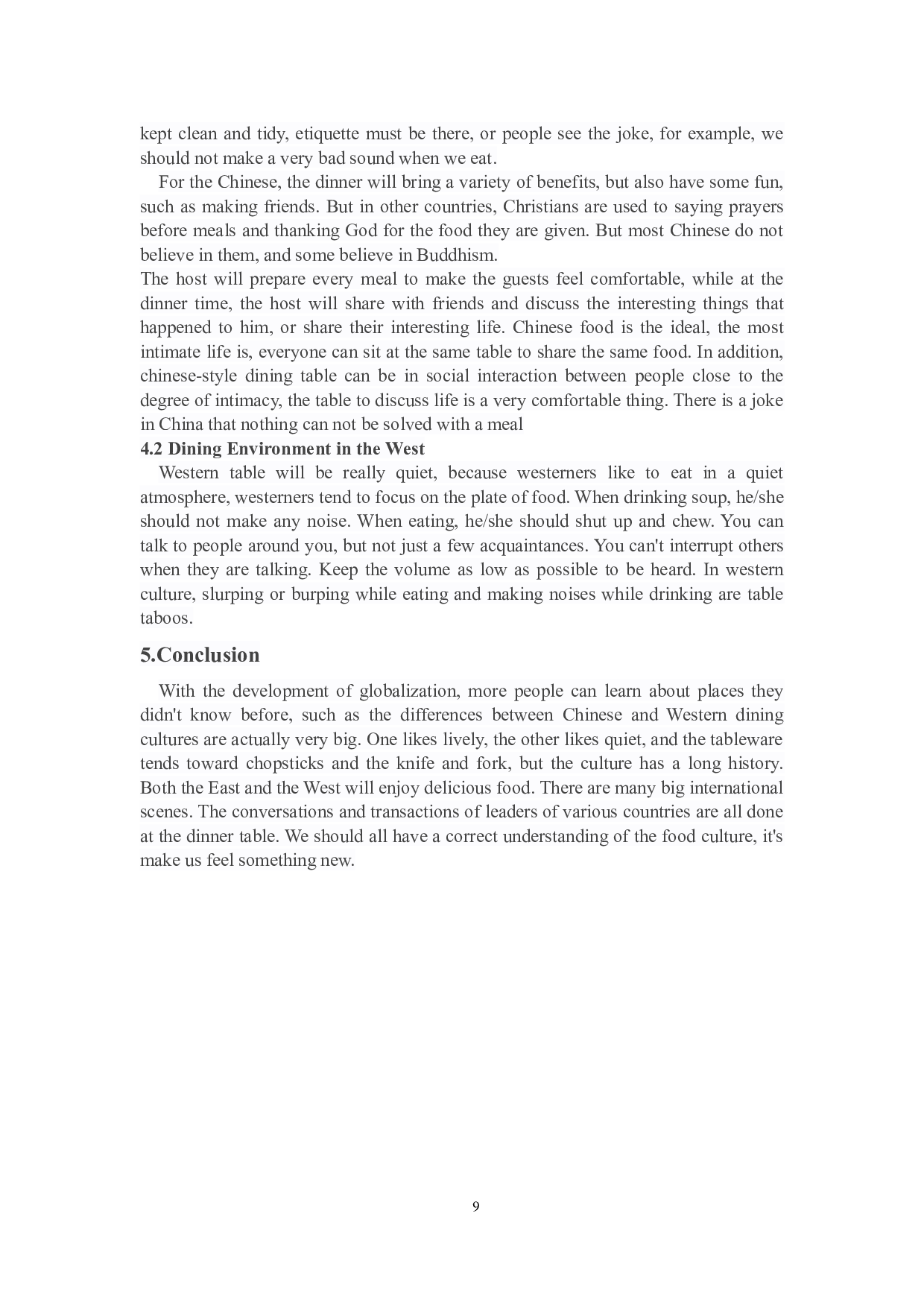 The Comparisons between Chinese an Western Business Dinner Etiquette-3180字.docx 第9页