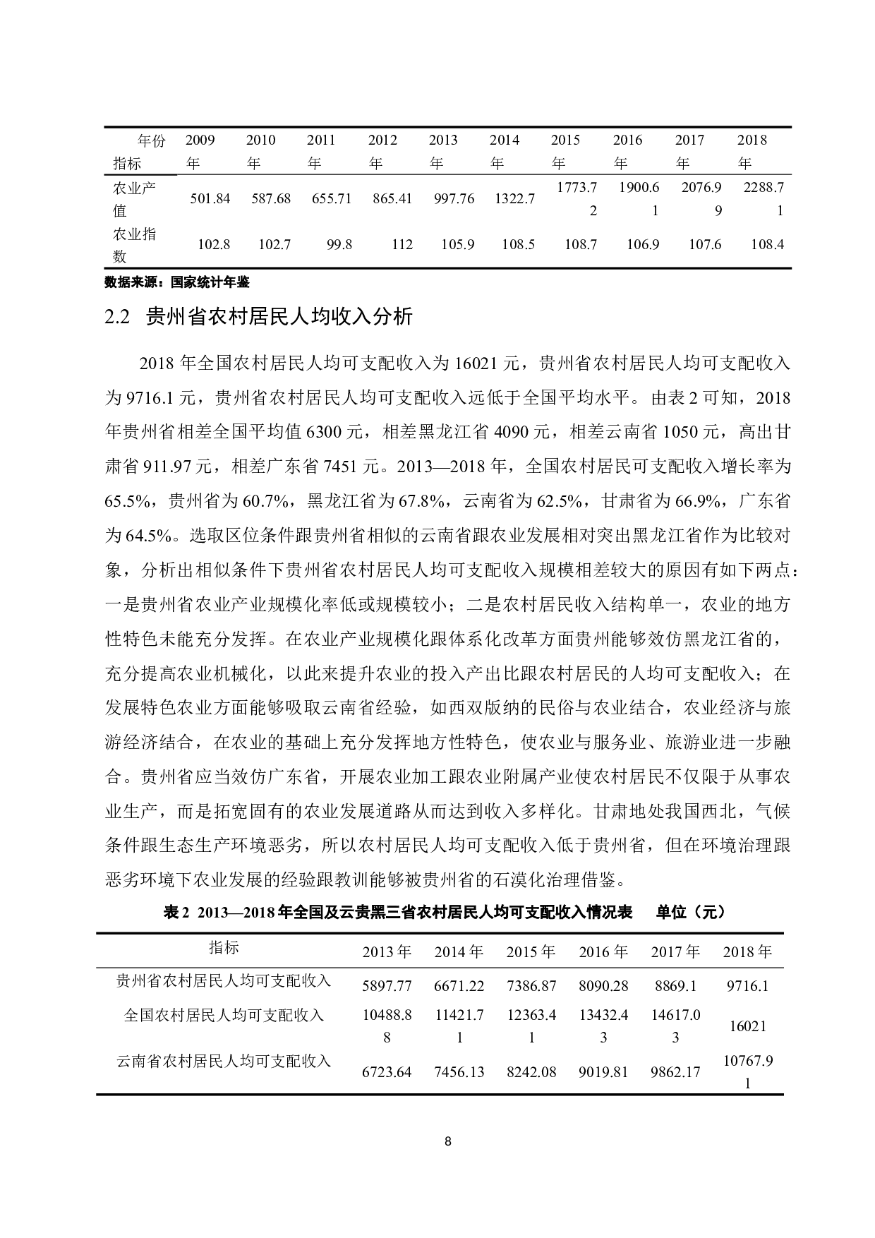 基于SWOT分析法的贵州省农业可持续发展研究.docx-11349字.docx 第8页