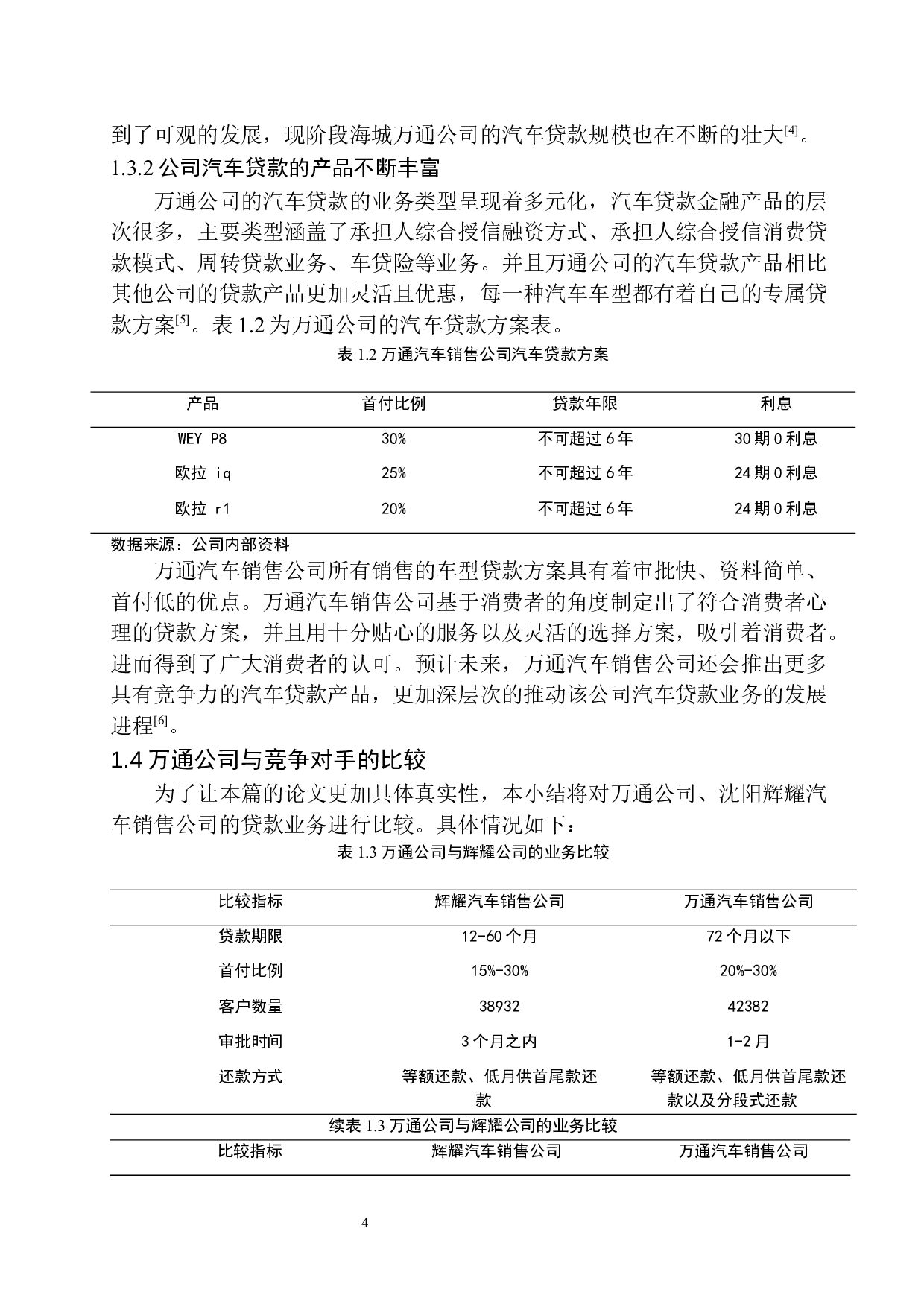 海城市万通汽车销售公司汽车贷款业务分析-10802字.docx 第8页