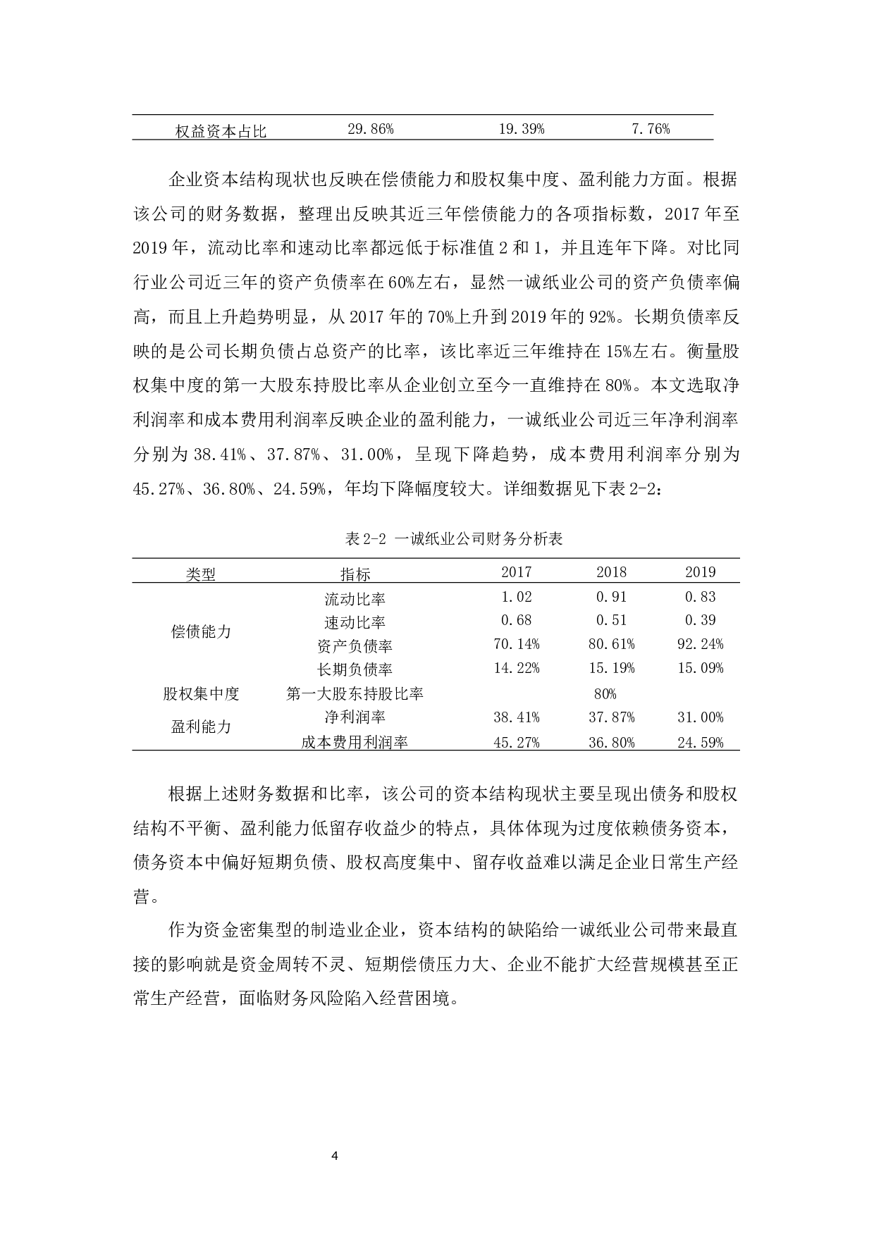 一诚纸业公司资本结构优化管理研究-10552字.docx 第8页