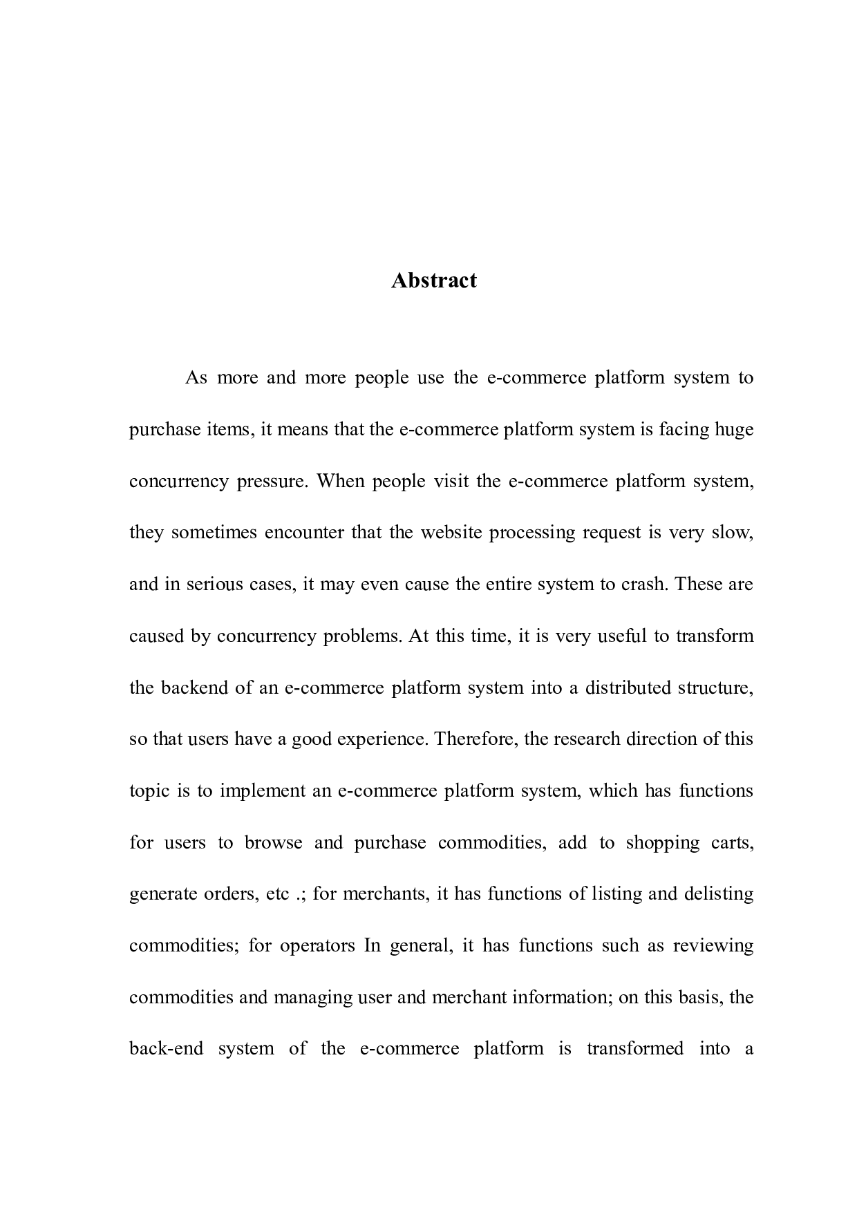 基于Dubbo分布式架构的商城设计与实现-17799字.docx 第2页