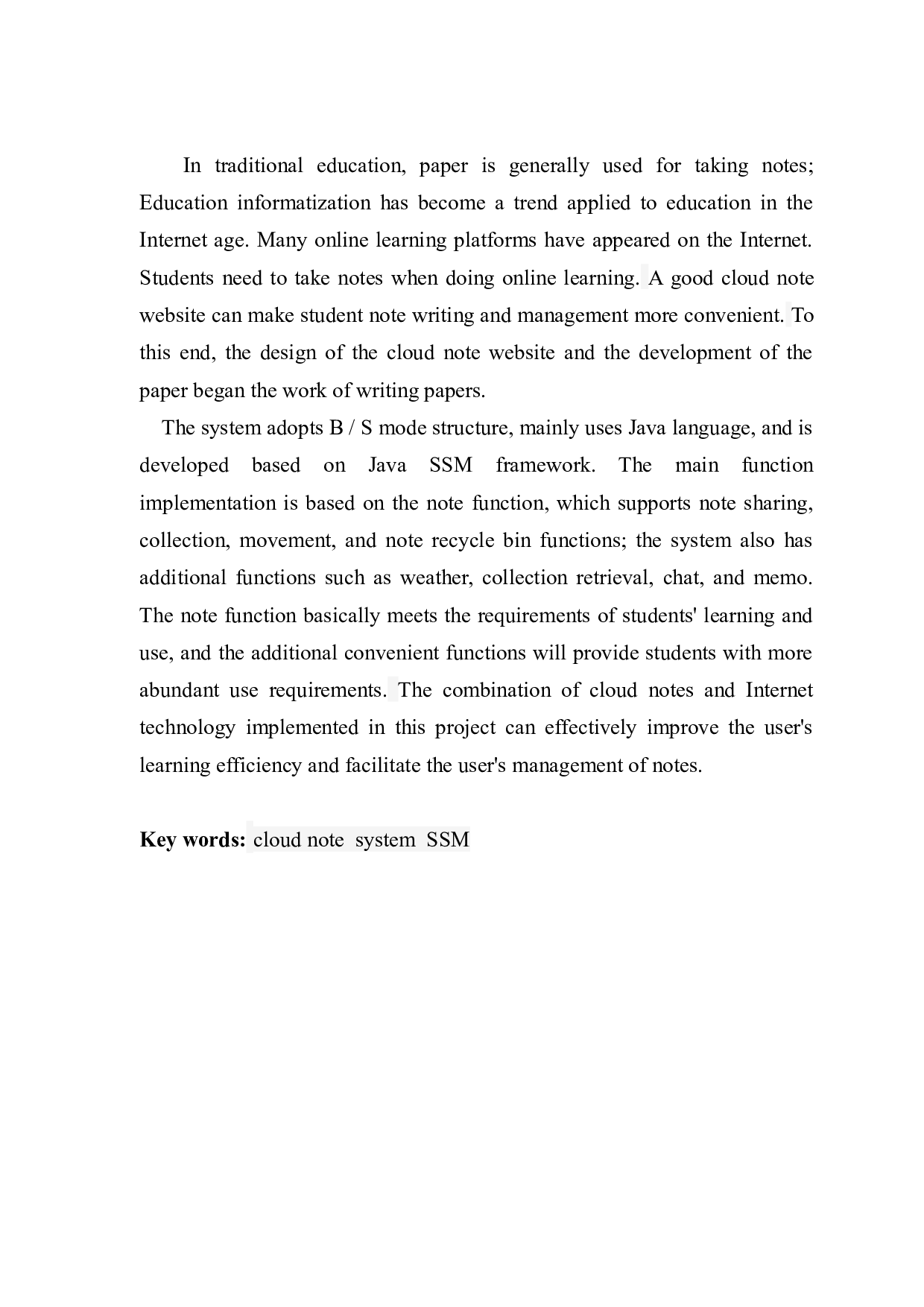 基于SSM的云笔记的设计与开发-15157字.docx 第2页