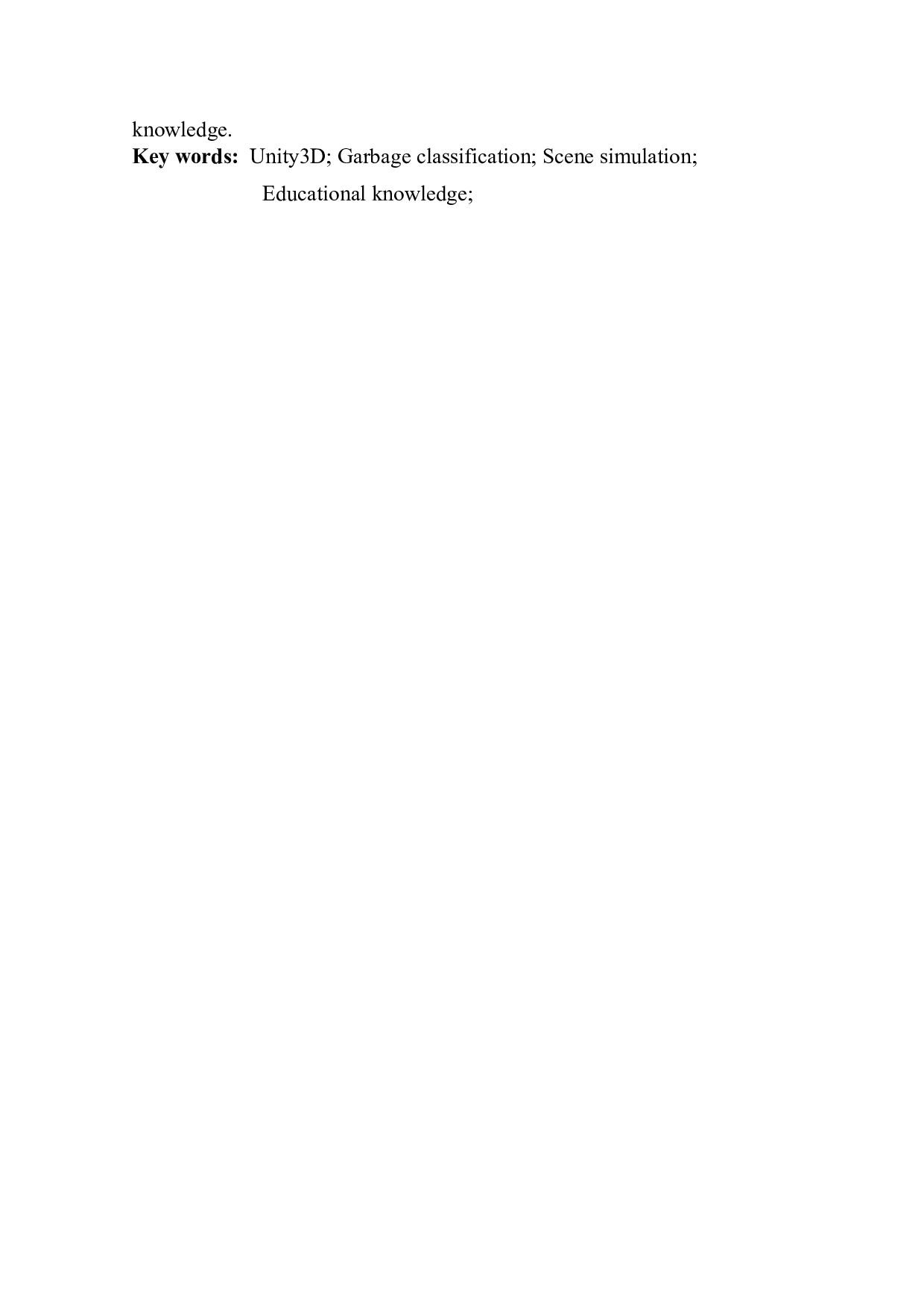 基于Unity3D的模拟垃圾分类游戏的设计与实现 -10646字.docx 第3页