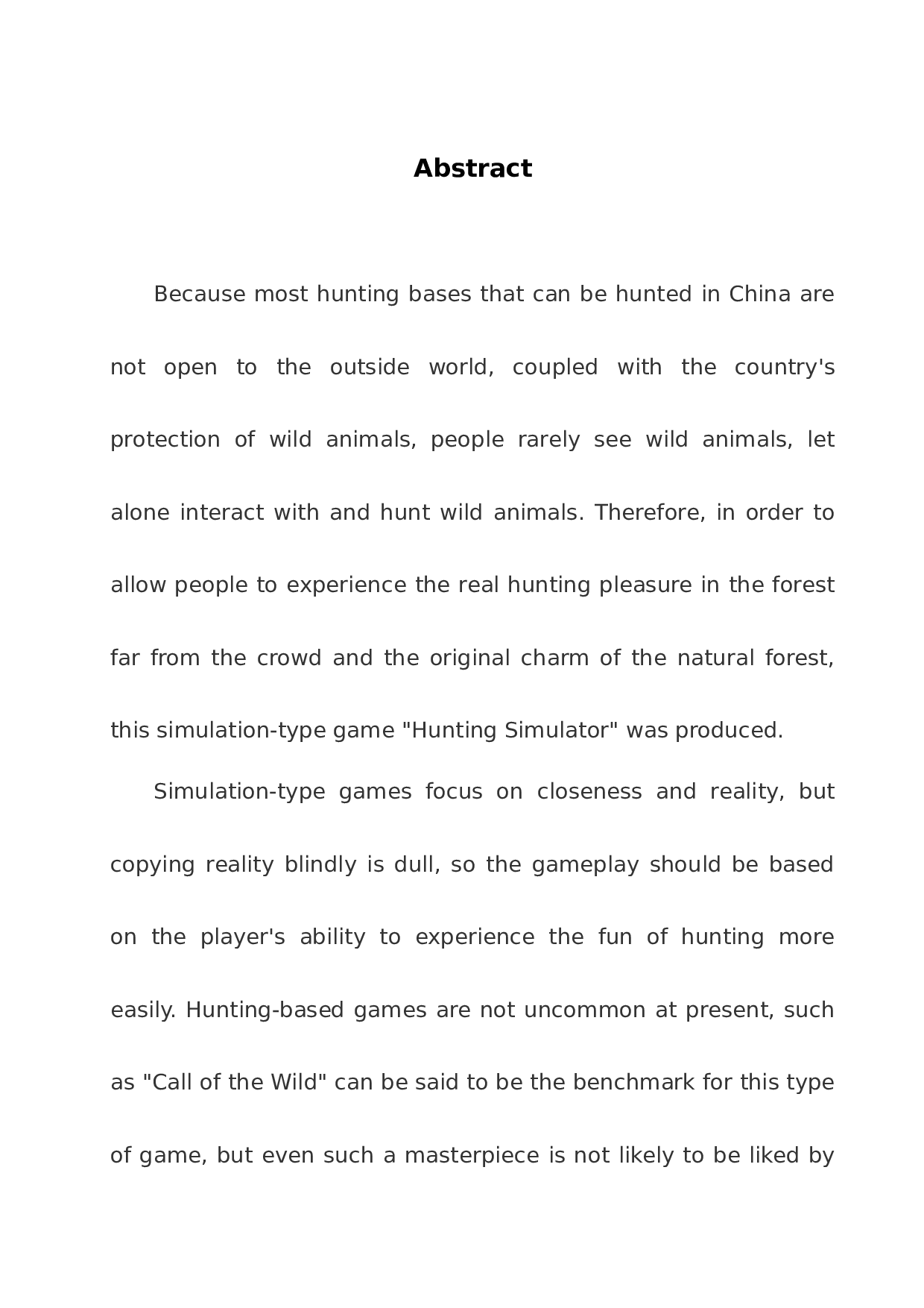 基于Unity3D的狩猎模拟器的设计与实现-11856字.docx 第3页