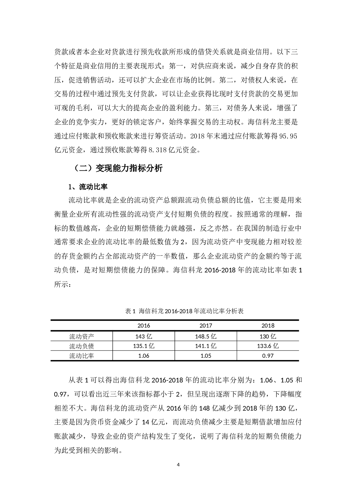 海信科龙电器筹资风险管理探析-11135字.docx 第7页