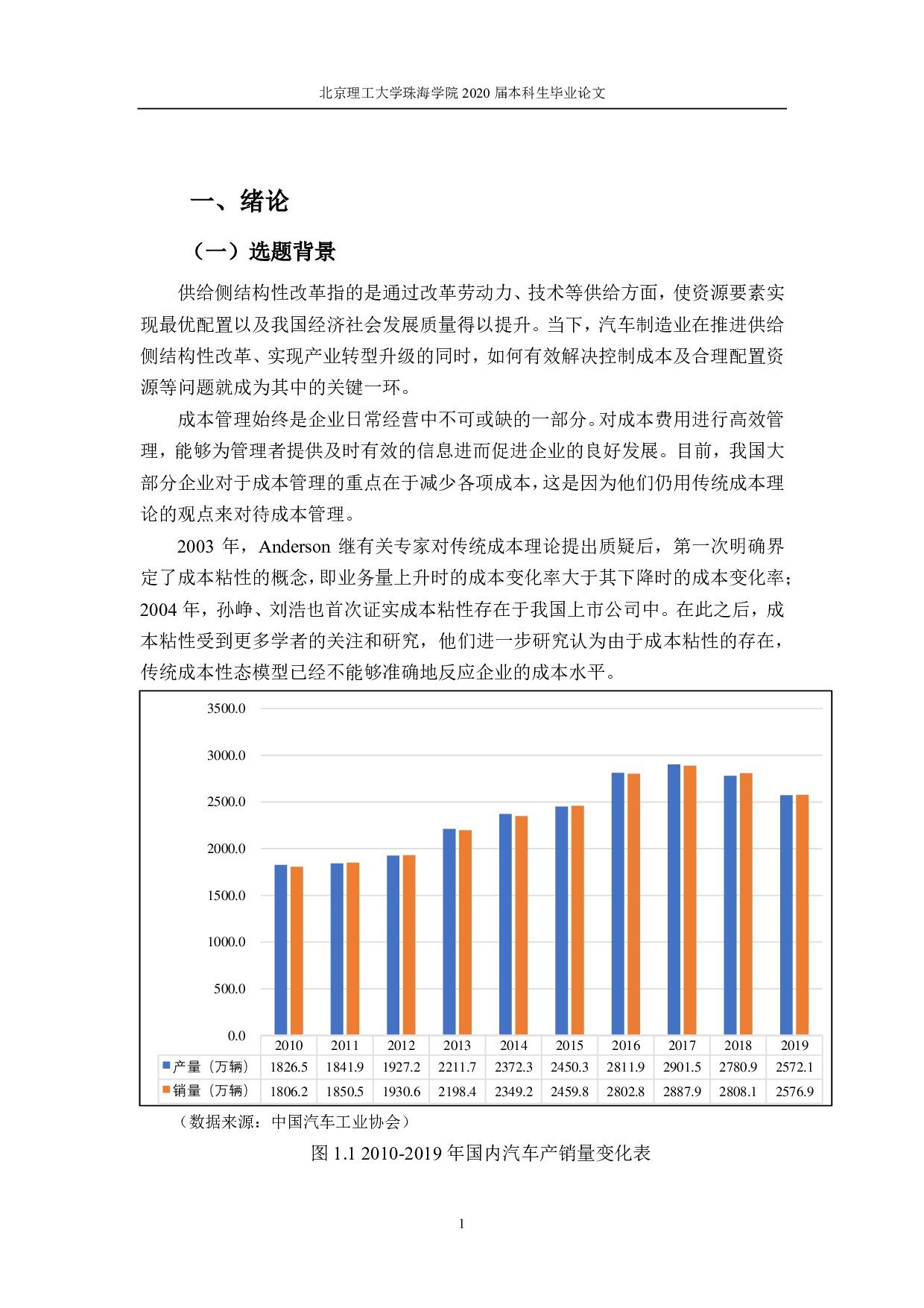 成本粘性对企业财务绩效影响的实证研究&mdash;&mdash;基于A股汽车制造业上市公司-3943字.pdf 第6页