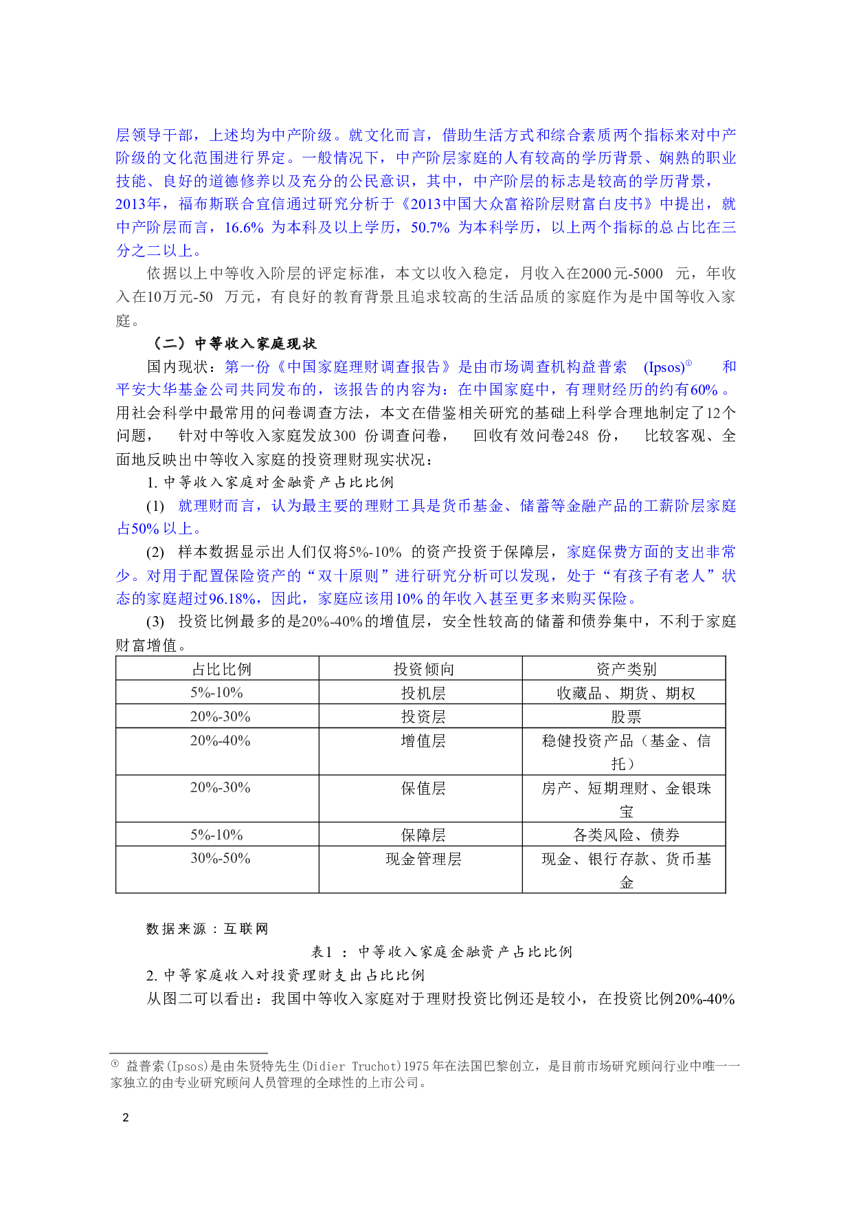 我国中等收入家庭理财分析-5271字.docx 第3页
