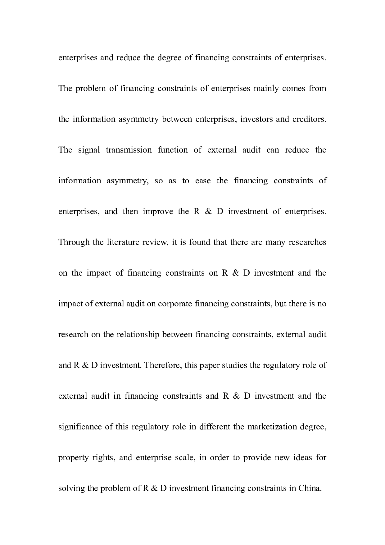 融资约束、外部审计与研发投入&mdash;基于A股上市公司的经验证据-41381字.docx 第5页