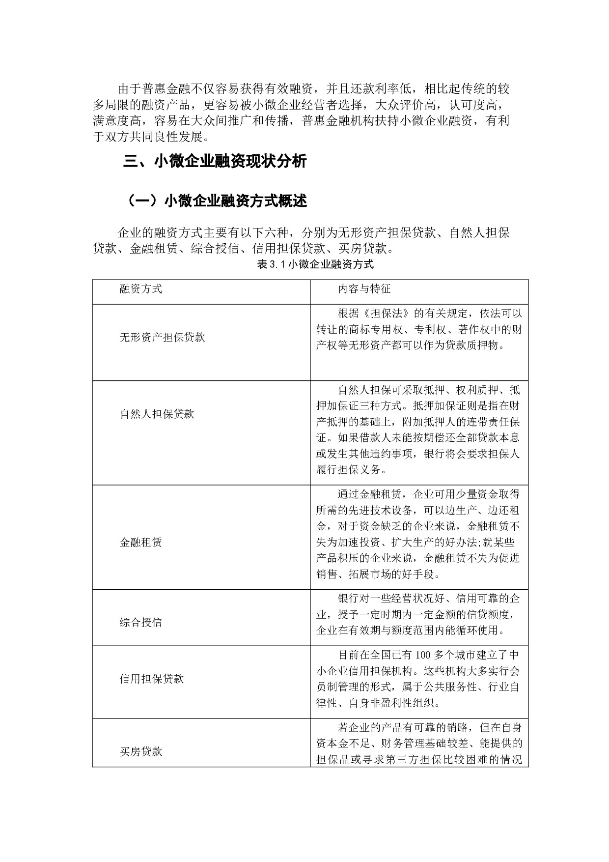 普惠金融背景下小微企业融资创新研究&mdash;&mdash;以微商企业为例-7965字.docx 第6页