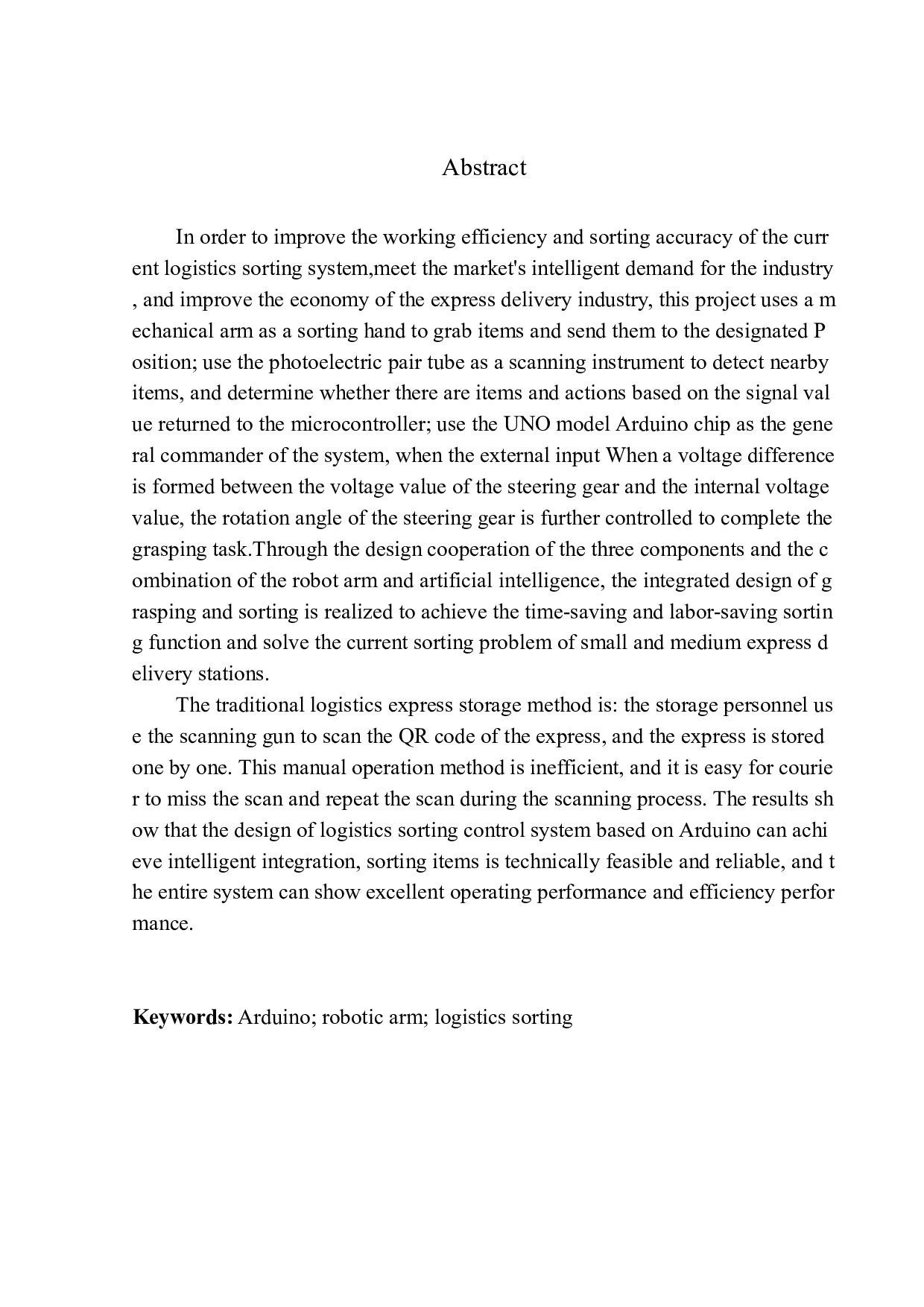 基于Arduino的物流分拣控制系统设计-10089字.docx 第3页