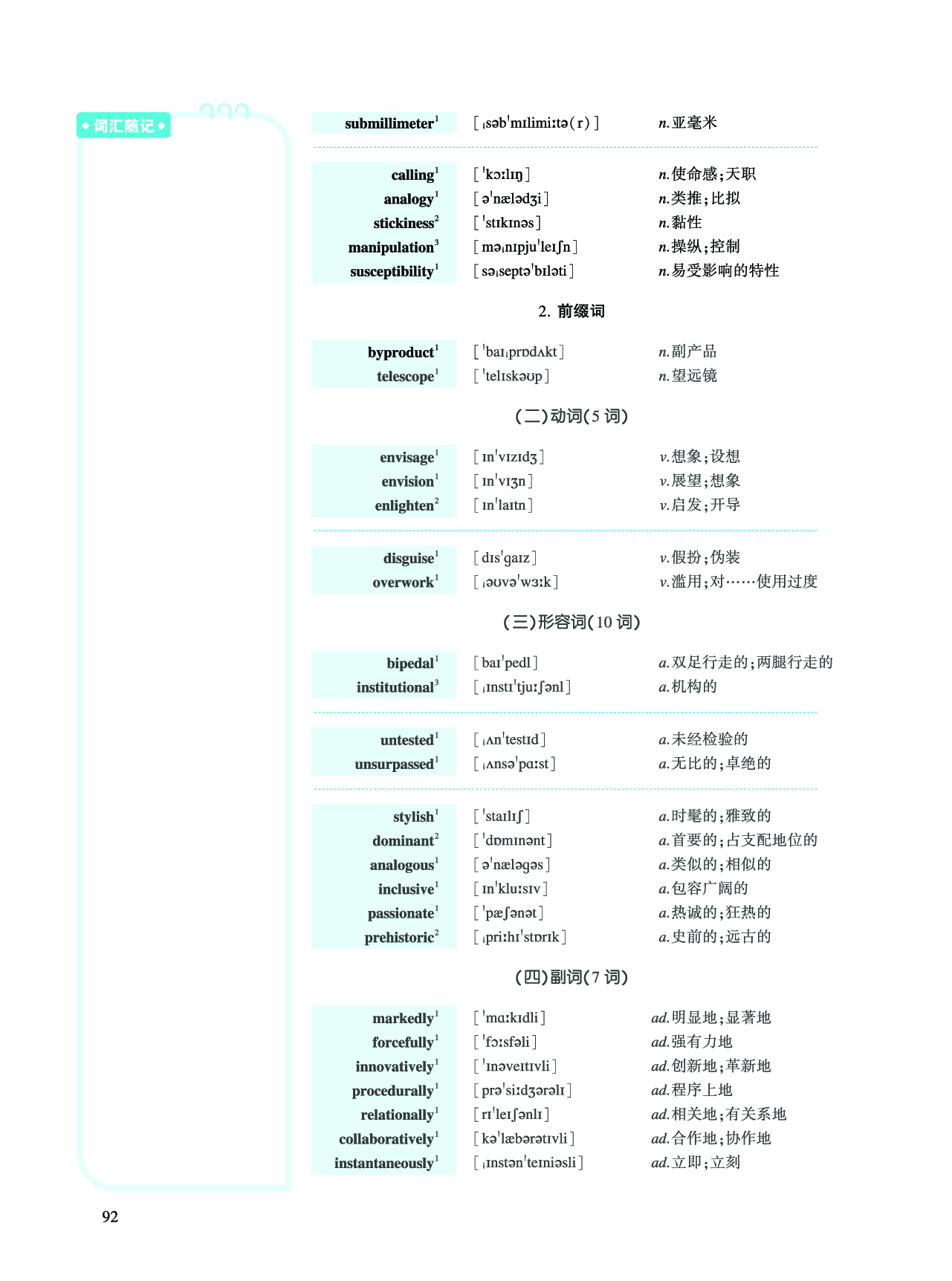 第二部分 科学技术（第一板块 必考词）.pdf 第2页
