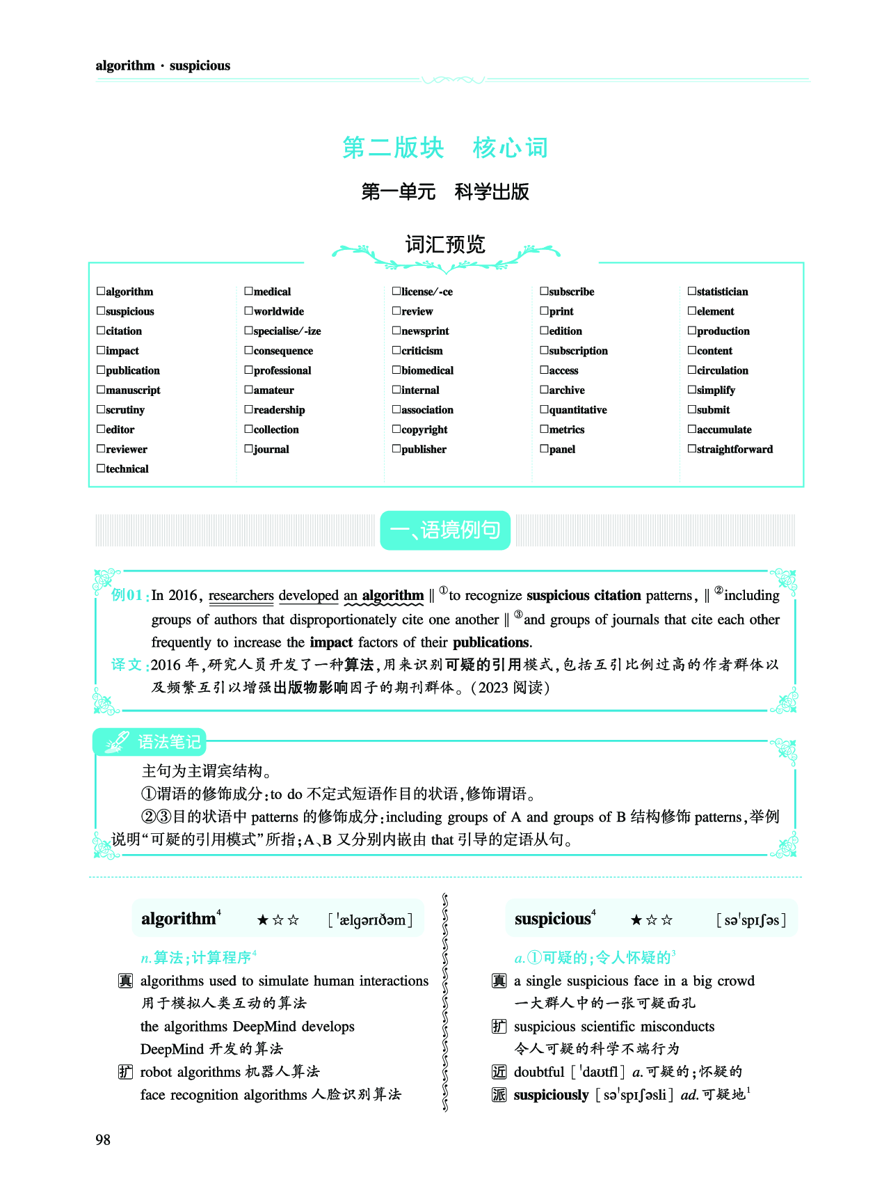 第二部分 科学技术（第二板块 核心词）.pdf 第1页