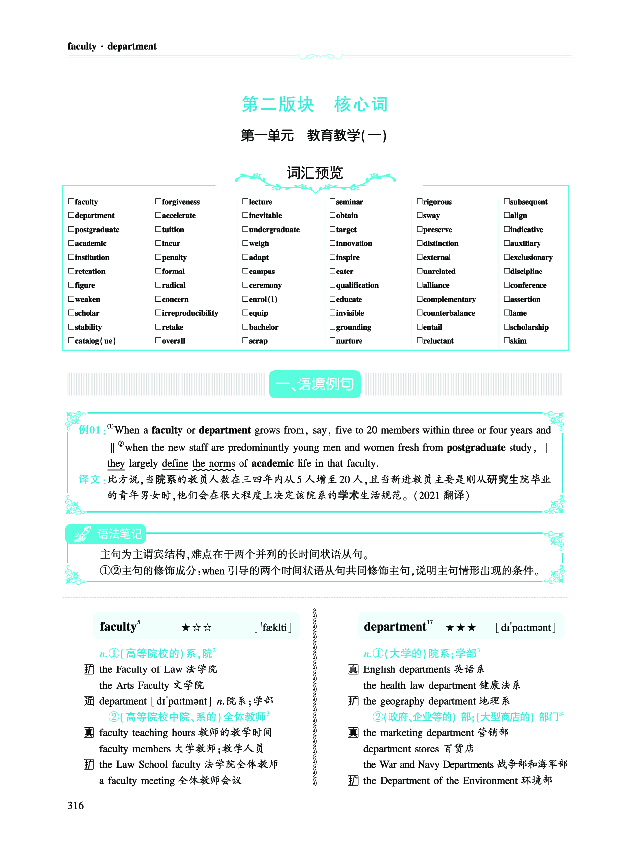 第五部分 文化教育（第二板块 核心词）.pdf 第1页