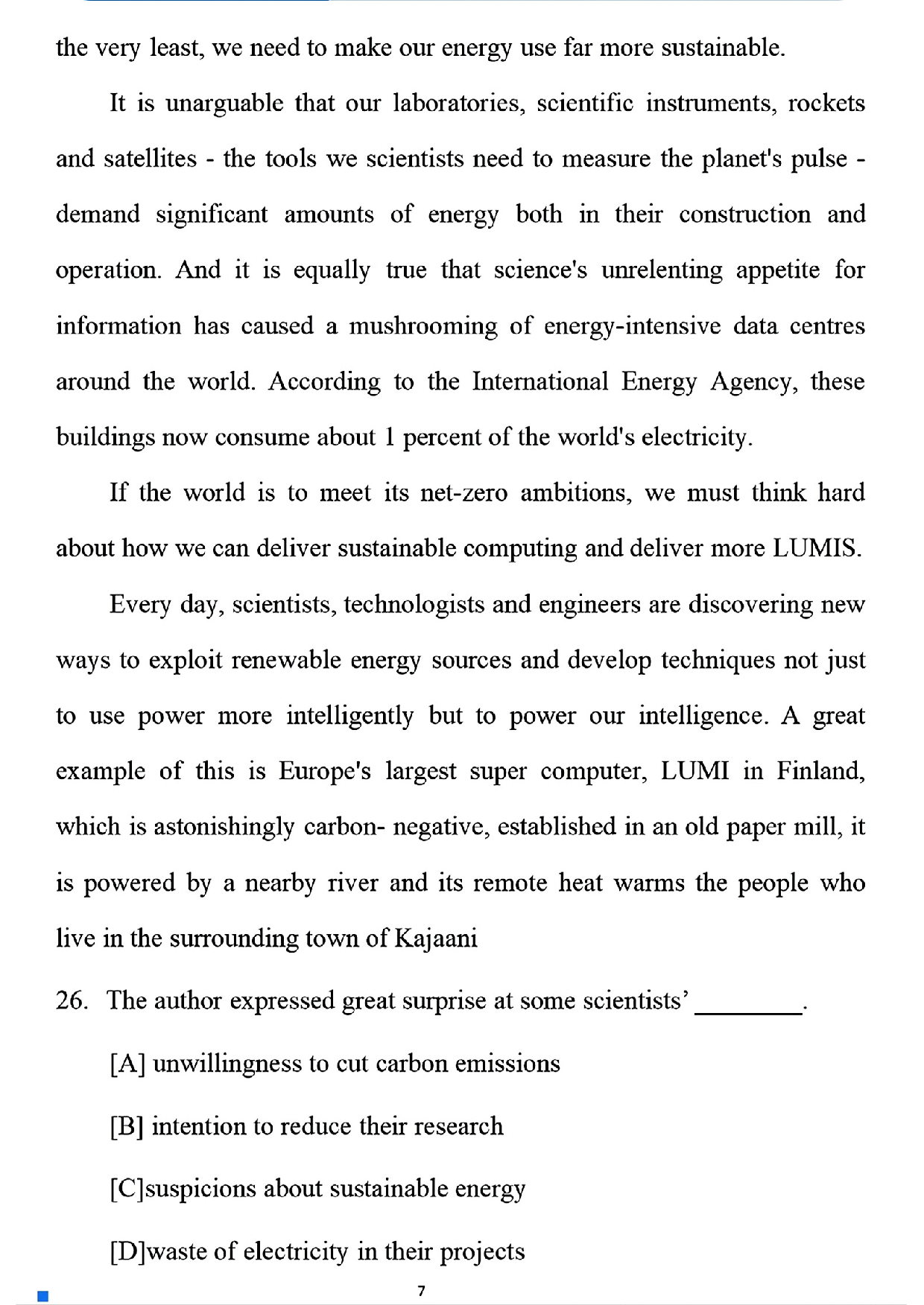2025考研英语一真题及答案.pdf 第7页