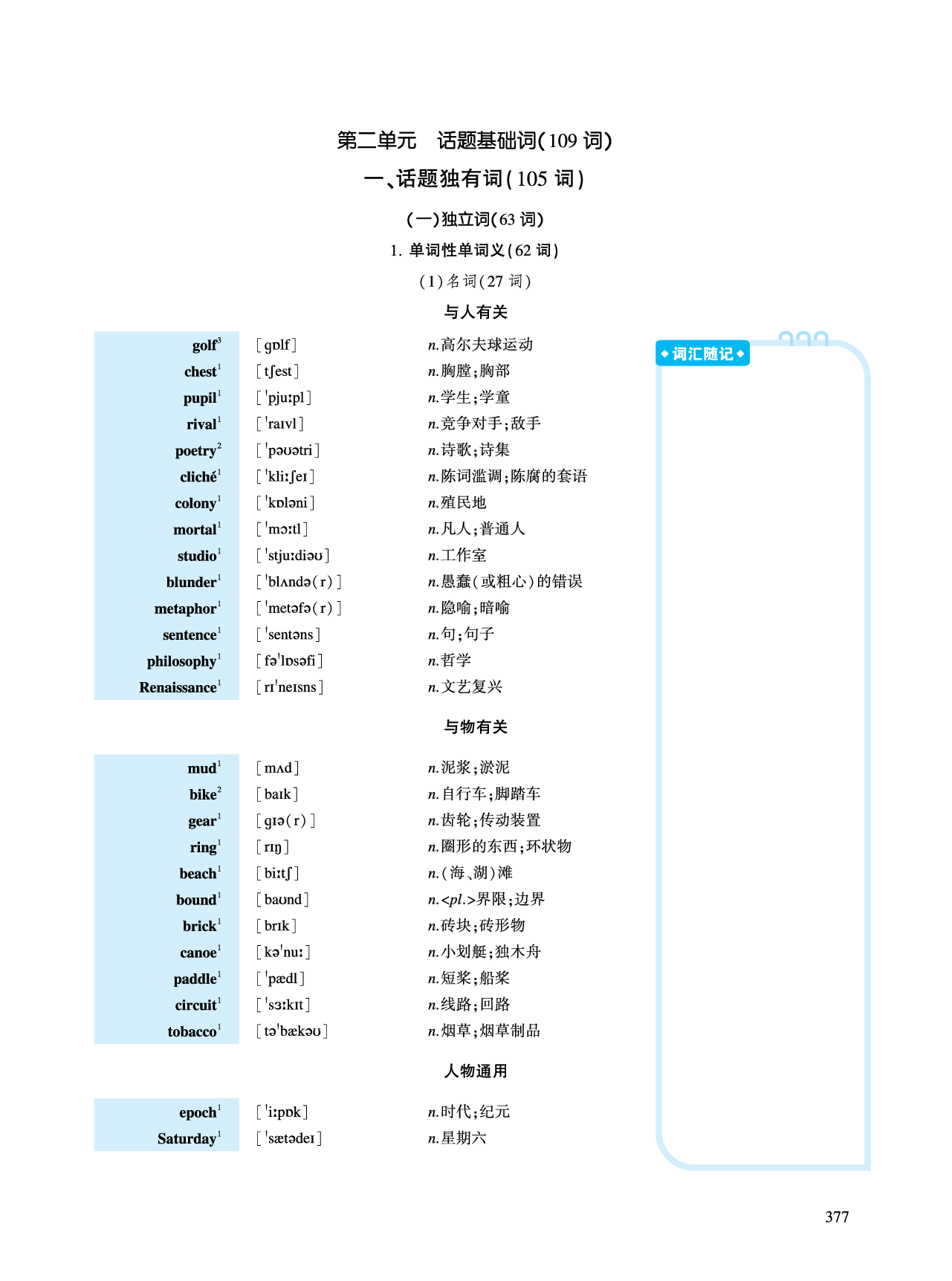 第五部分 文化教育（第一板块 必考词）.pdf 第3页