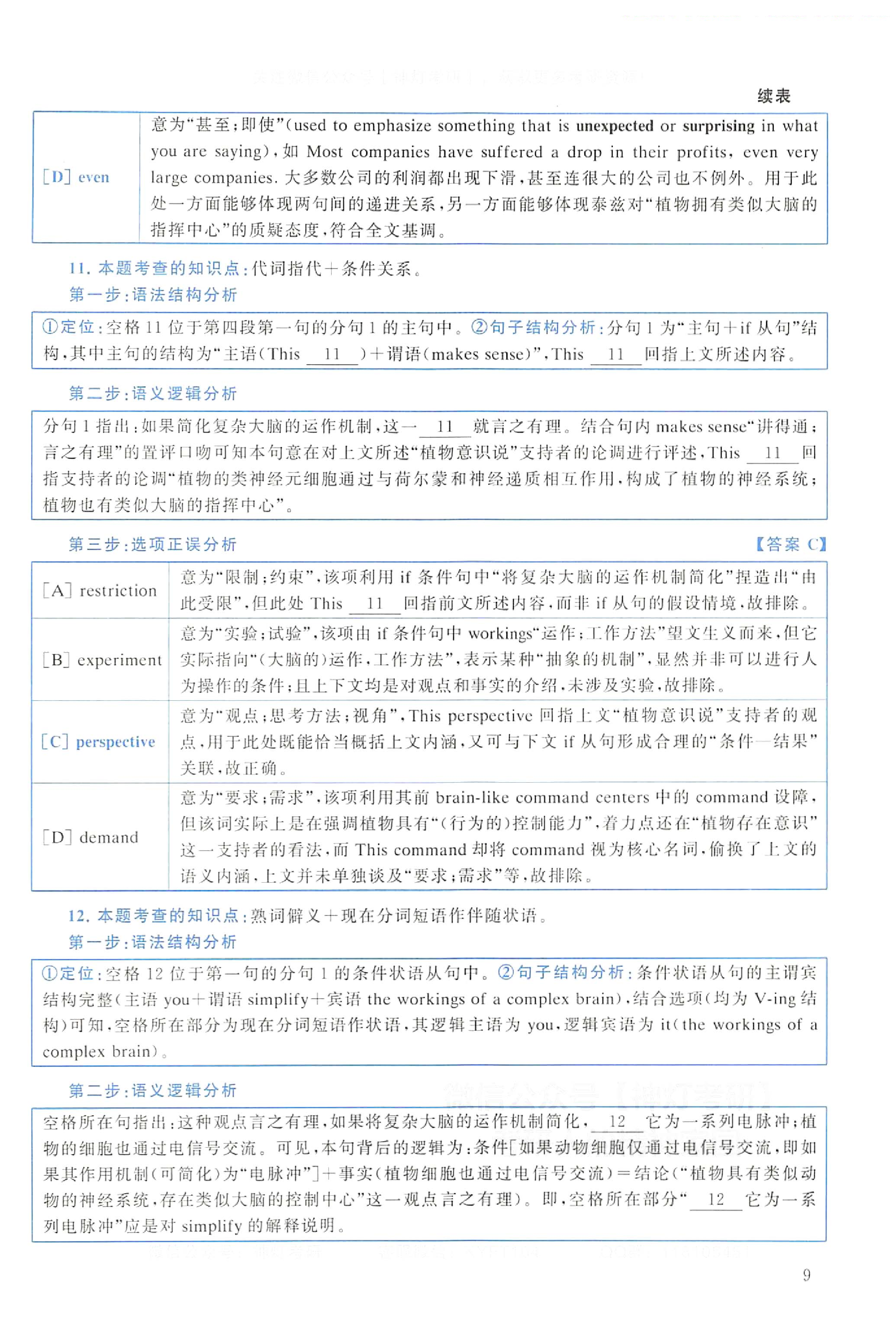 2022年考研英语一真题解析.pdf 第9页