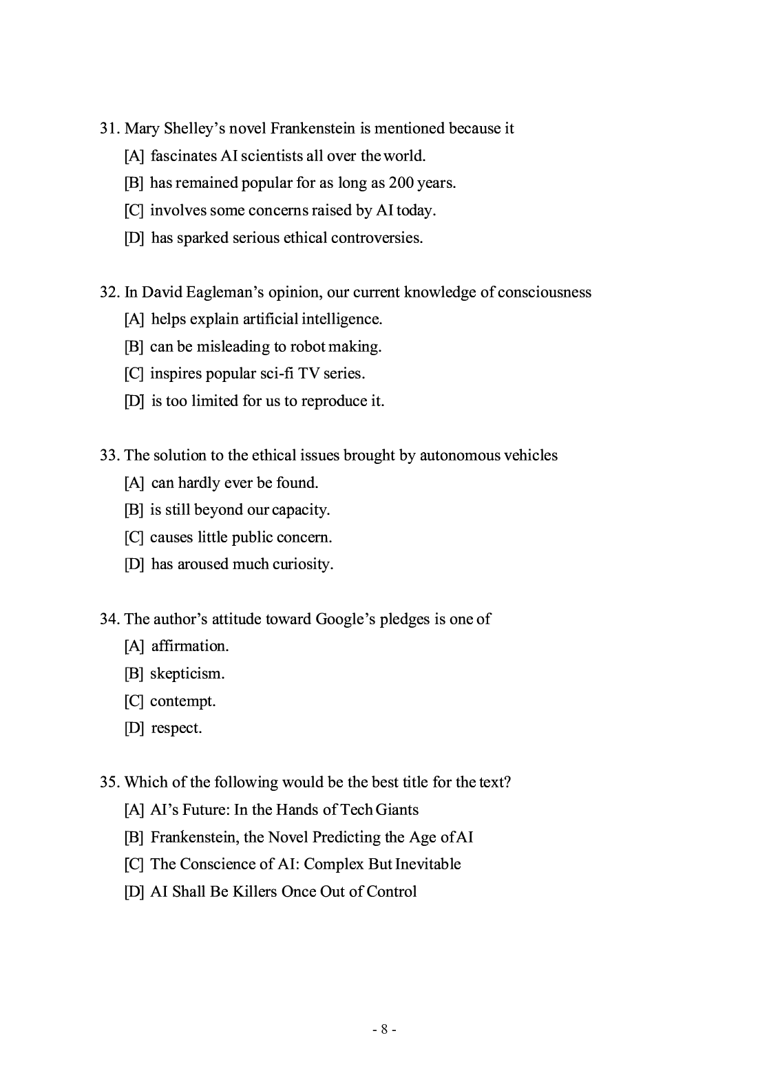 2019年考研英语一真题.pdf 第9页