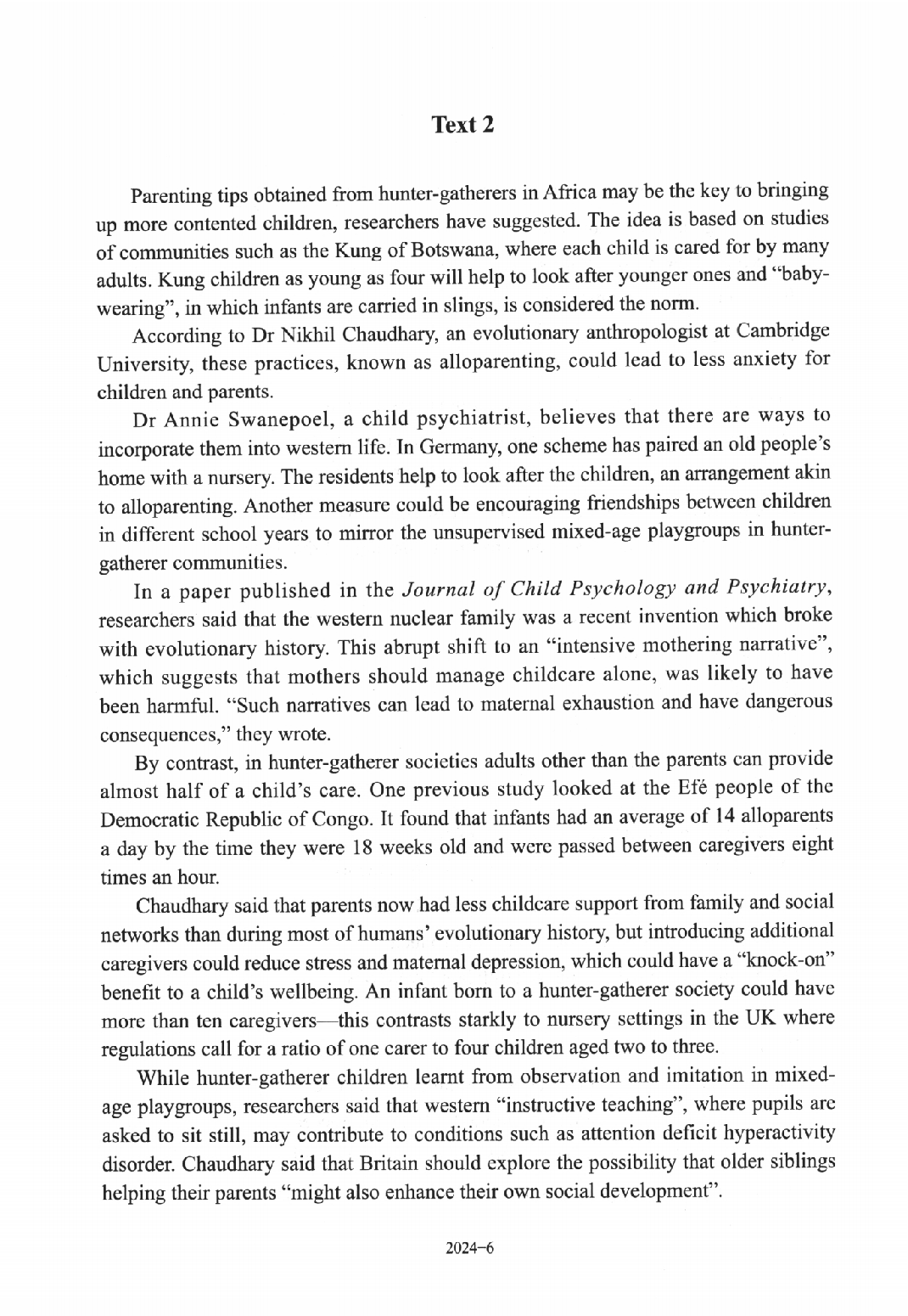 2024年考研英语一真题.pdf 第6页