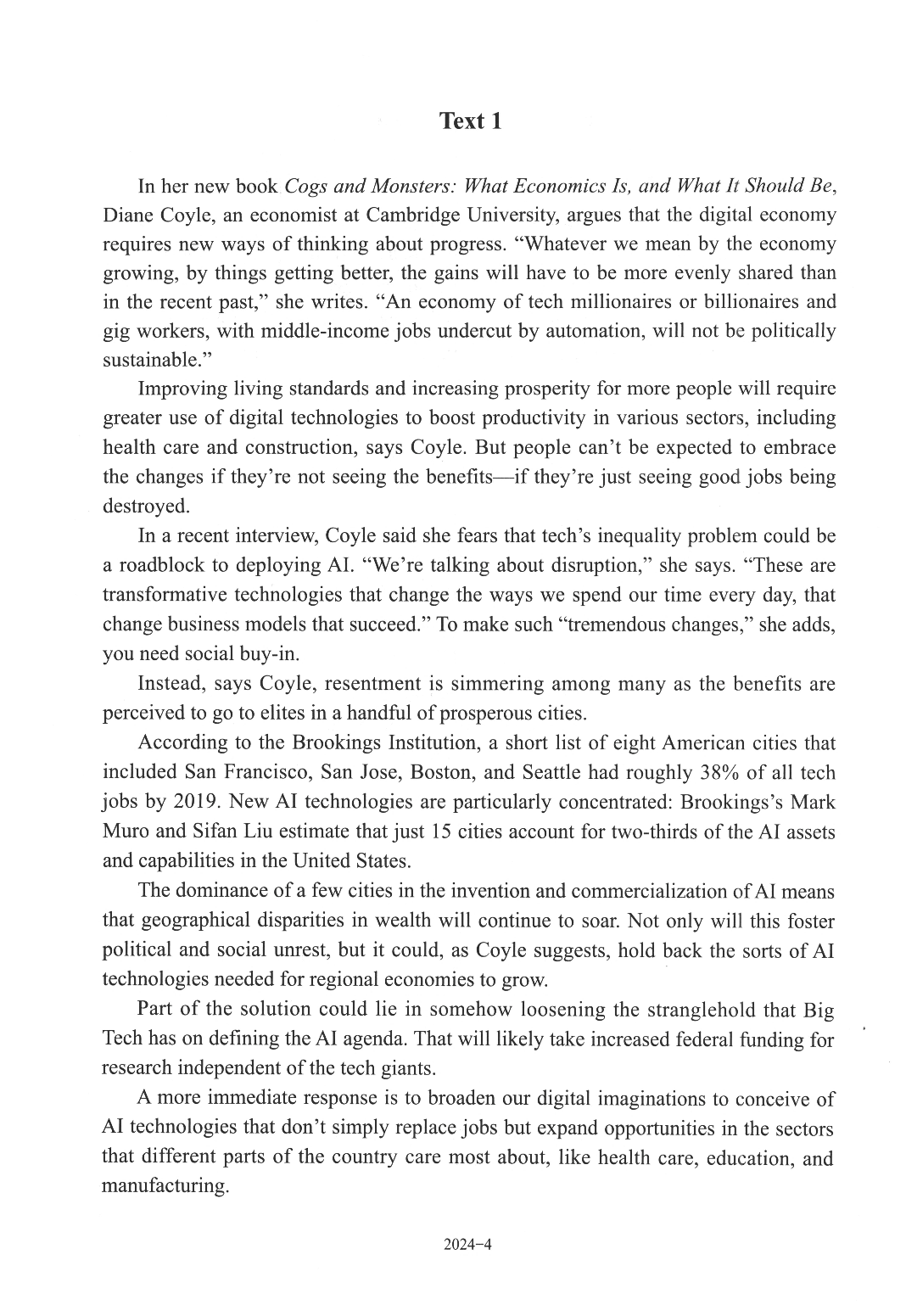 2024年考研英语二真题.pdf 第4页