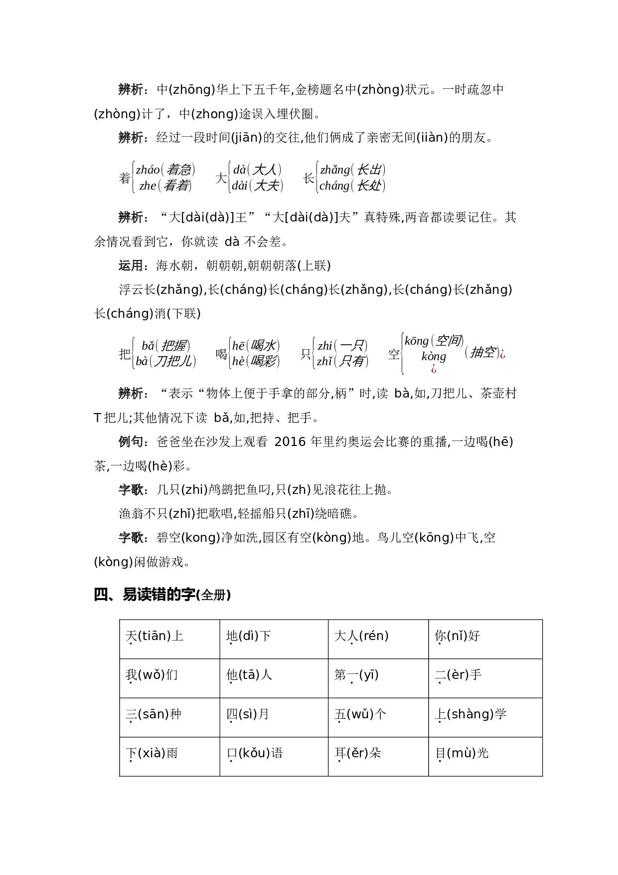 专题 01 字音辨析（专项训练）-（统编版&middot;2024秋）.docx 第9页