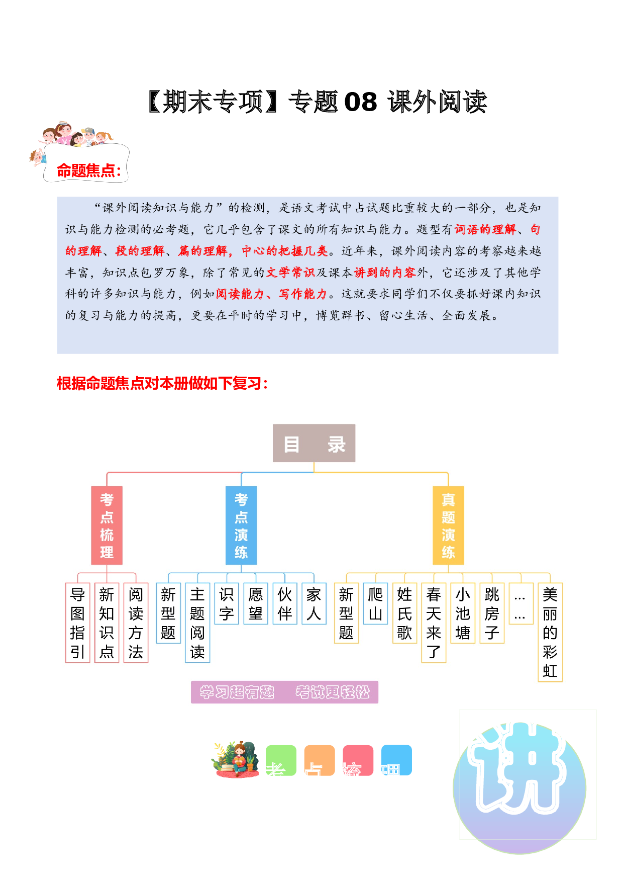 专题 08 课外阅读（专项训练）（统编版.2024）.docx 第1页