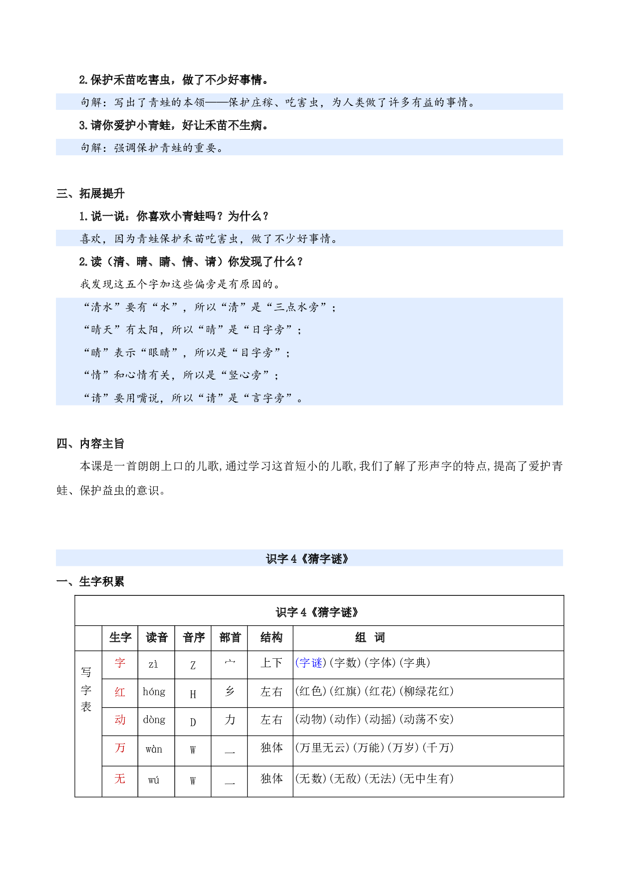 第一单元（知识清单）-（统编版&middot;2024）.docx 第8页
