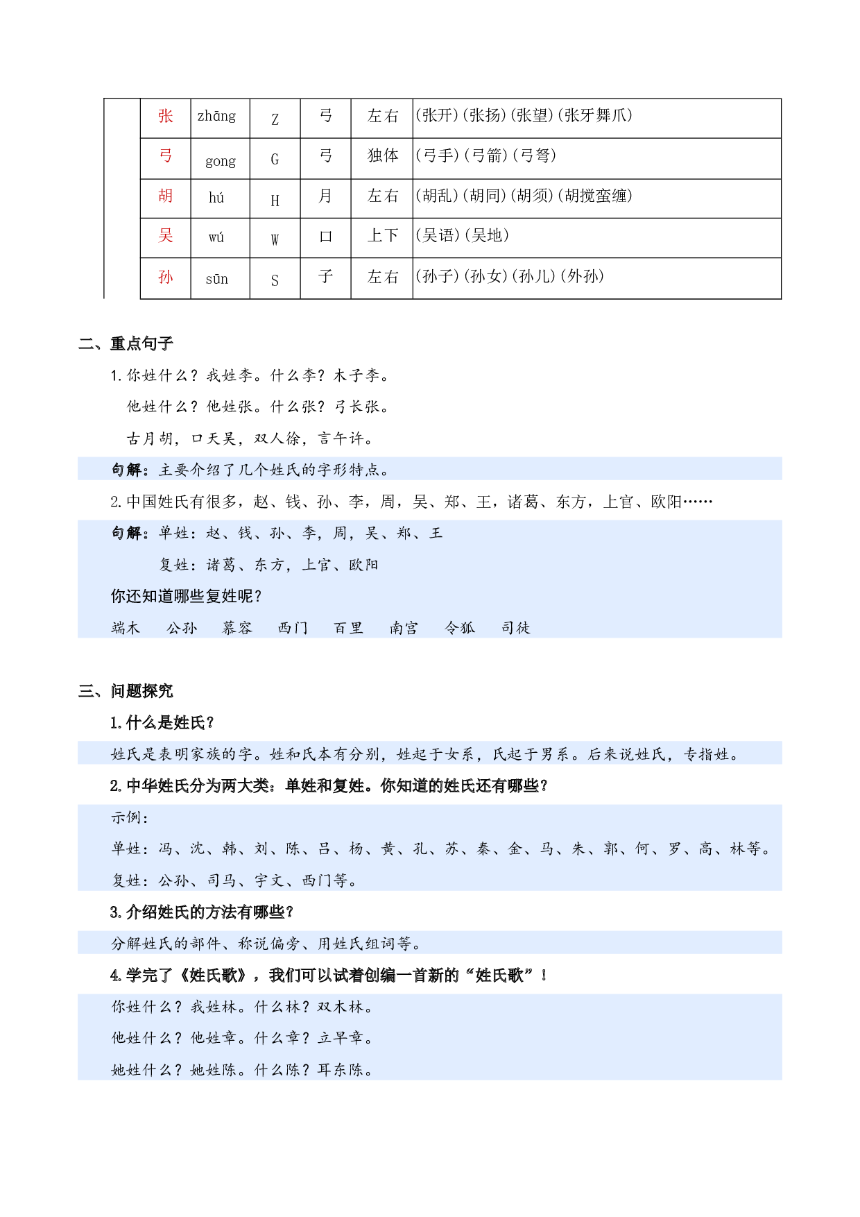 第一单元（知识清单）-（统编版&middot;2024）.docx 第6页