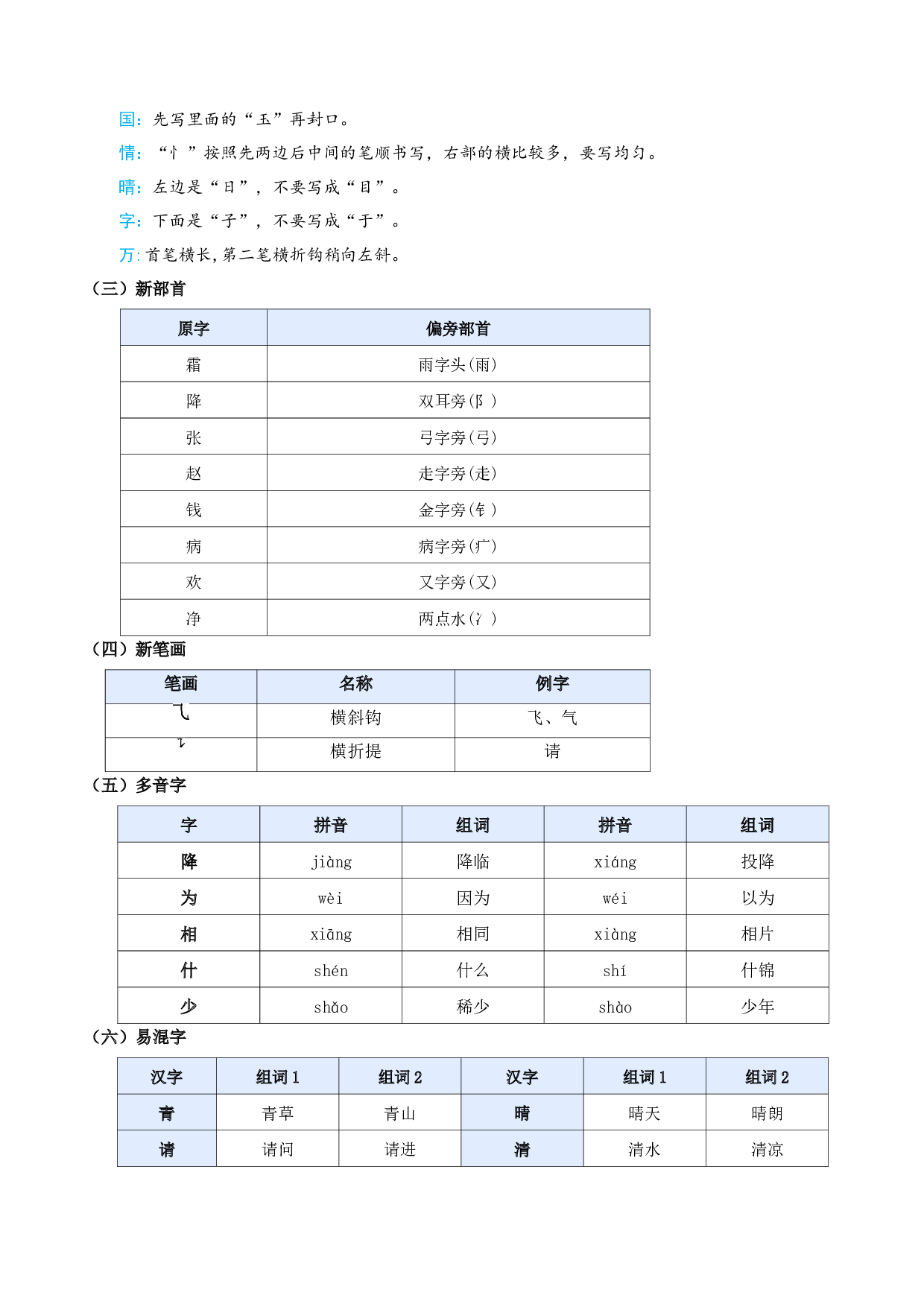 第一单元（知识清单）-（统编版&middot;2024）.docx 第2页