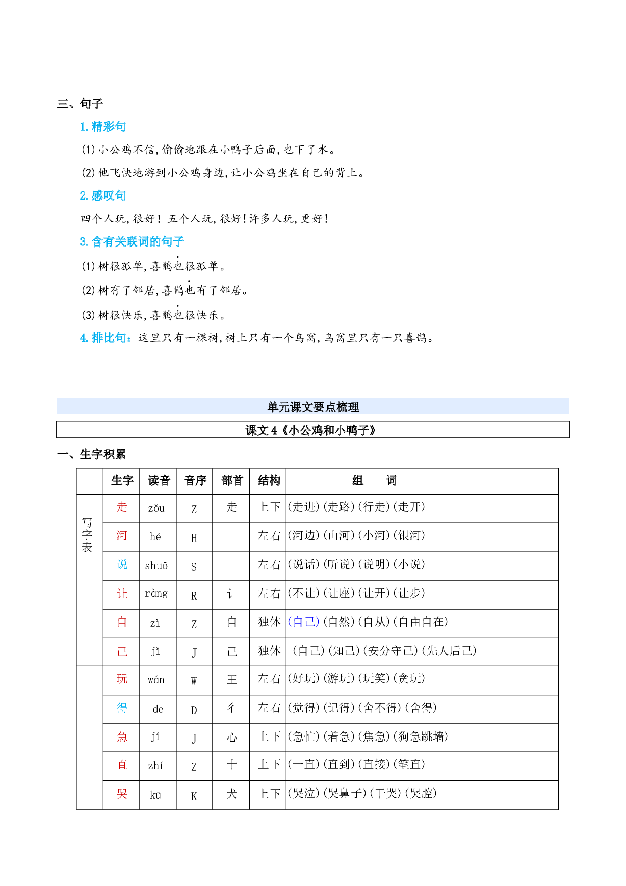 第三单元（知识清单）-（统编版&middot;2024）.docx 第3页