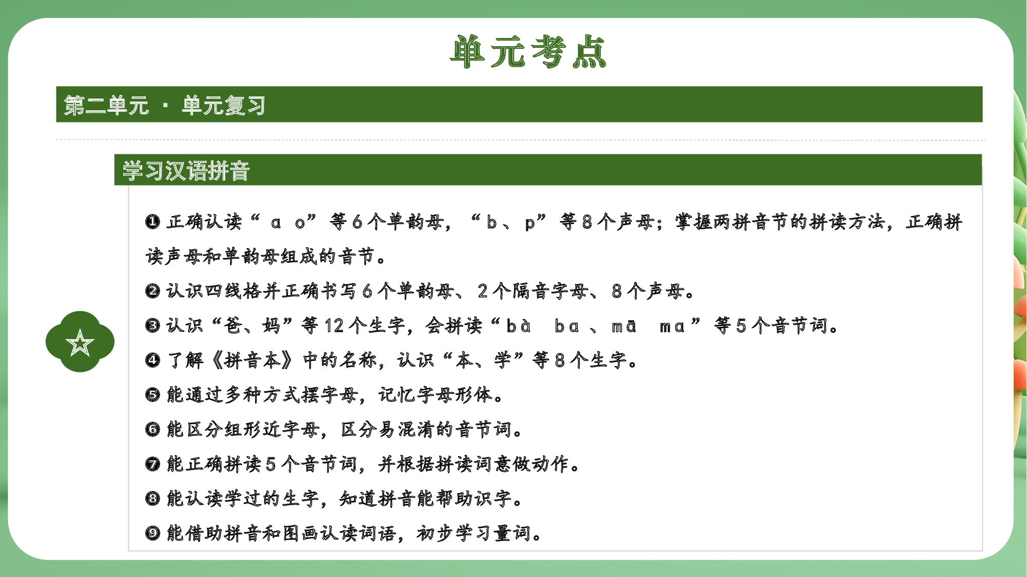 第二单元（复习课件）-（统编版&middot;2024秋）.pptx 第4页