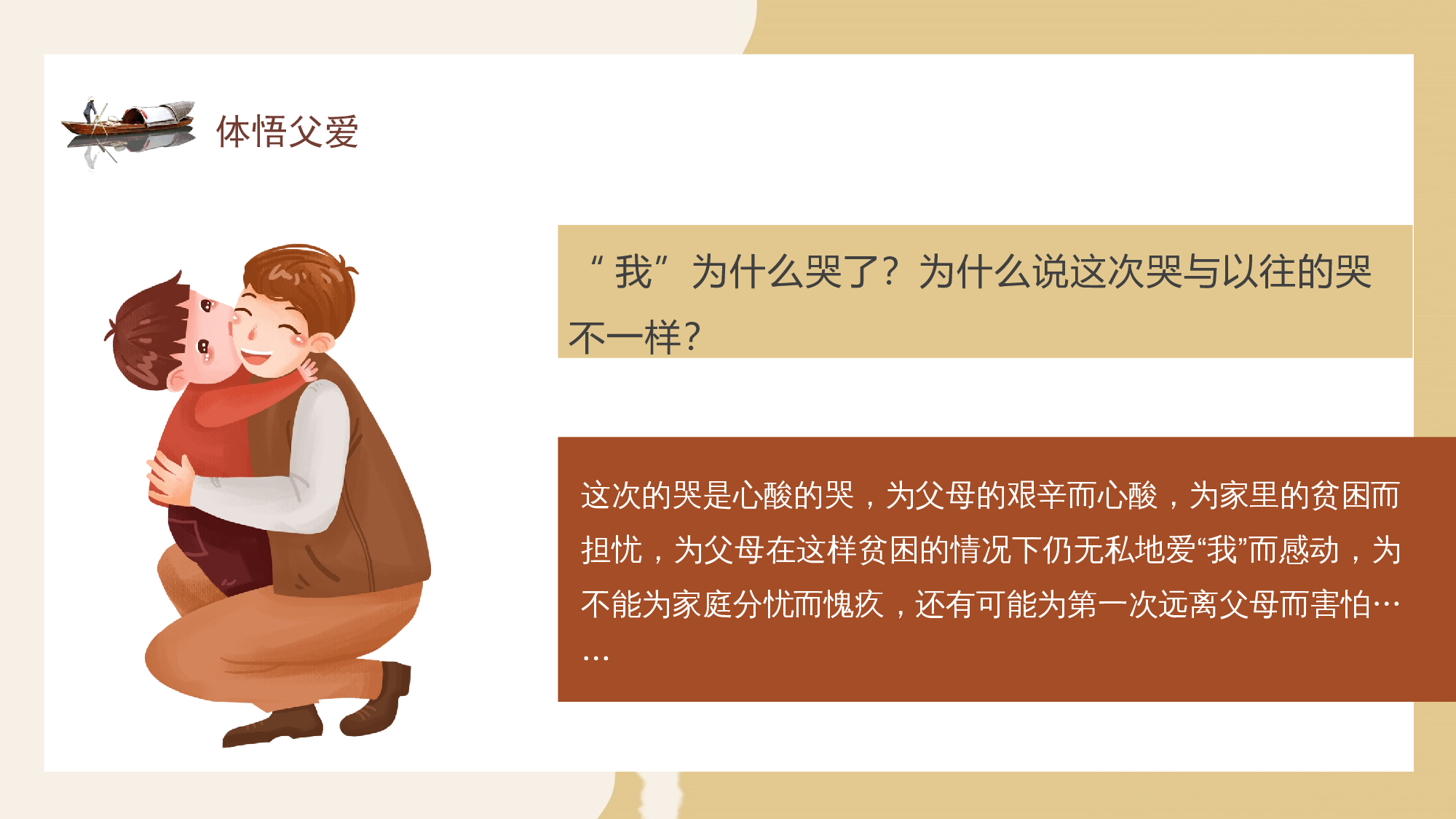 第19课《父爱之舟》（第二课时）（教学课件）-(统编版).pptx 第7页