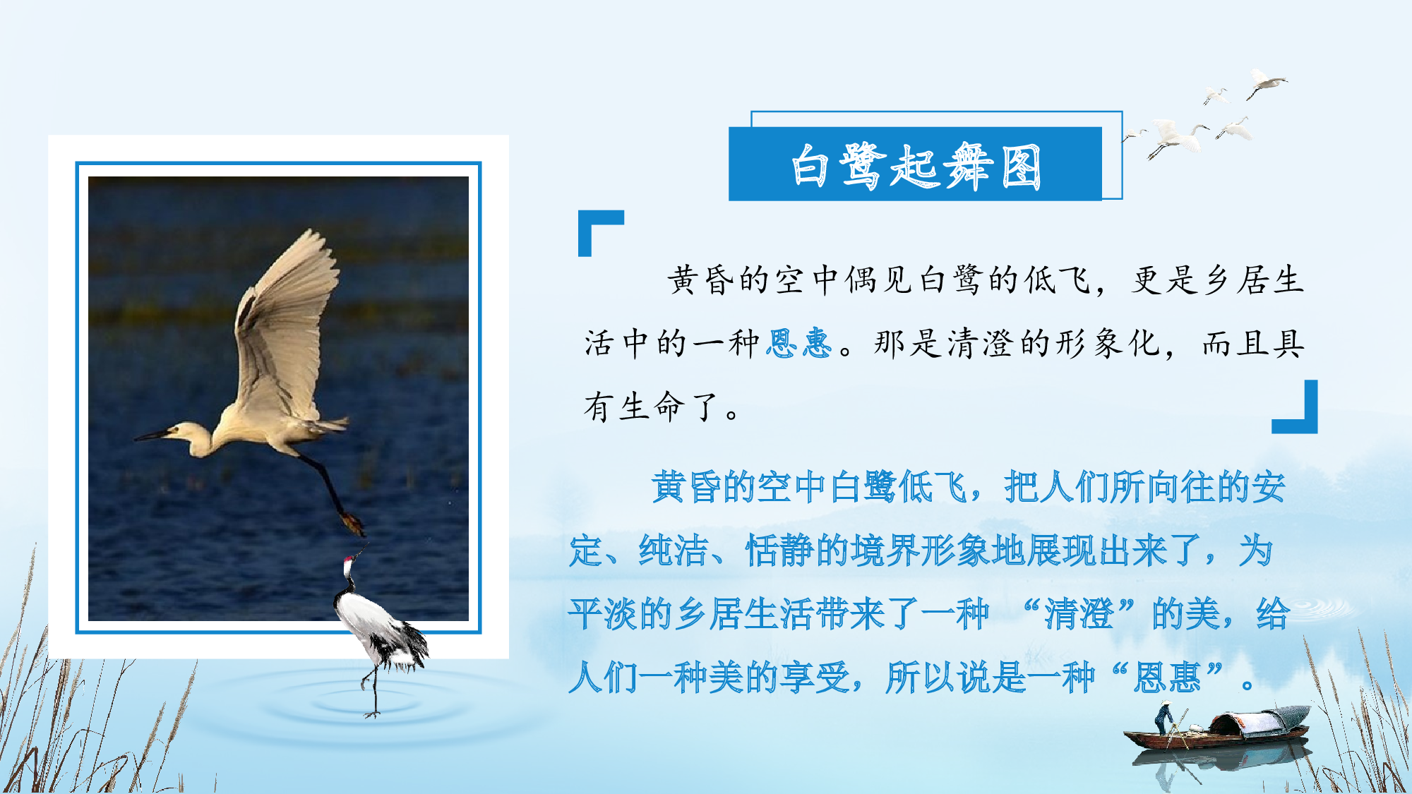 第1课《白鹭》（第二课时）（教学课件）-（统编版）.pptx 第8页