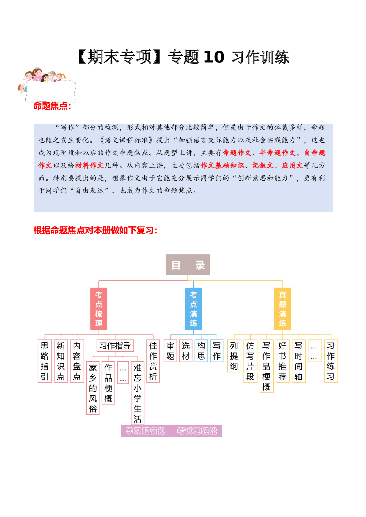 专题 10习作训练（专项训练）（统编版）.docx 第1页